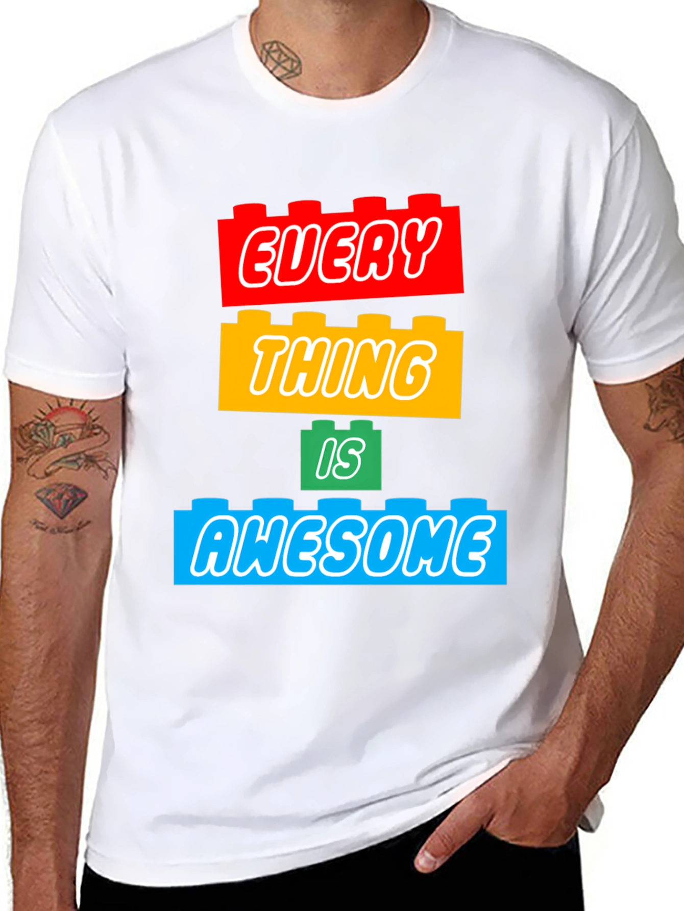 Everything is Awesome Brick T-Shirt