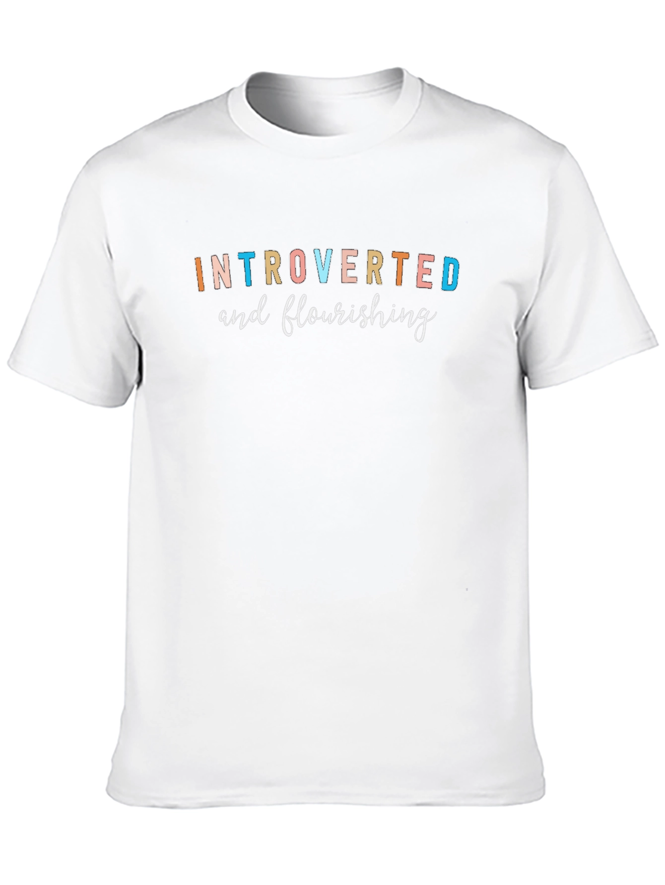 Introverted and Flourishing Graphic Tee