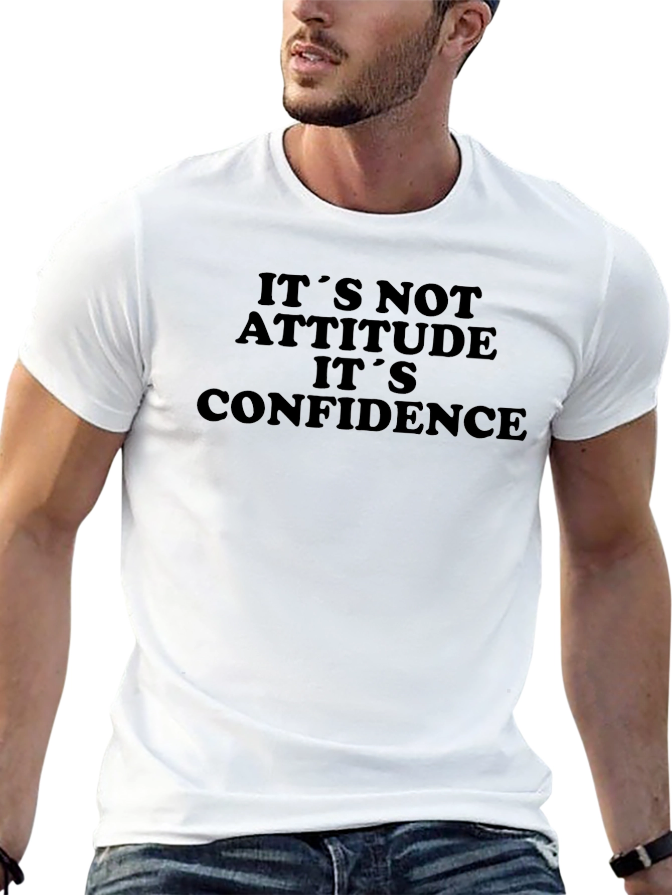 Confidence Graphic Tee - Black Unisex
