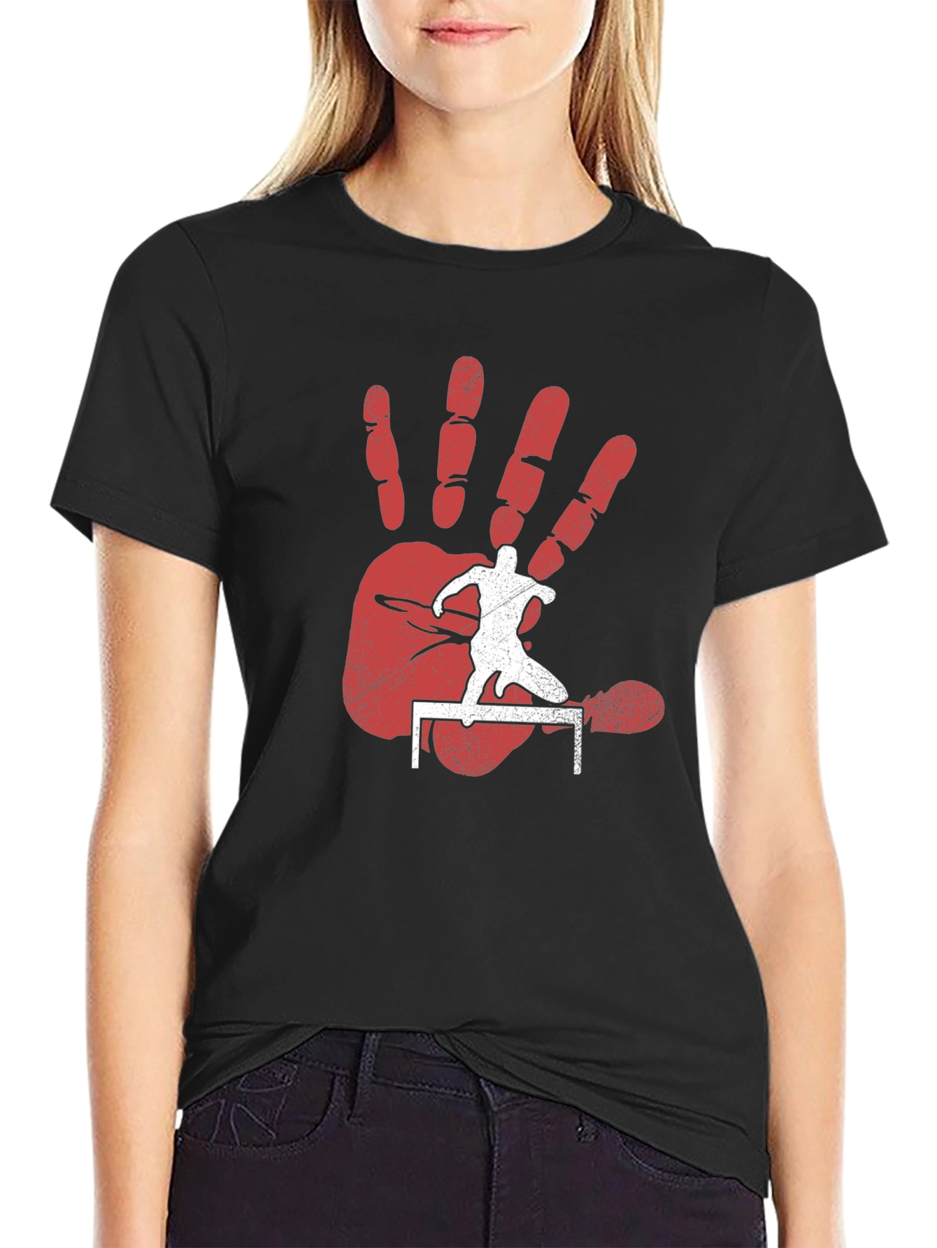 Hurdler Hand T-Shirt