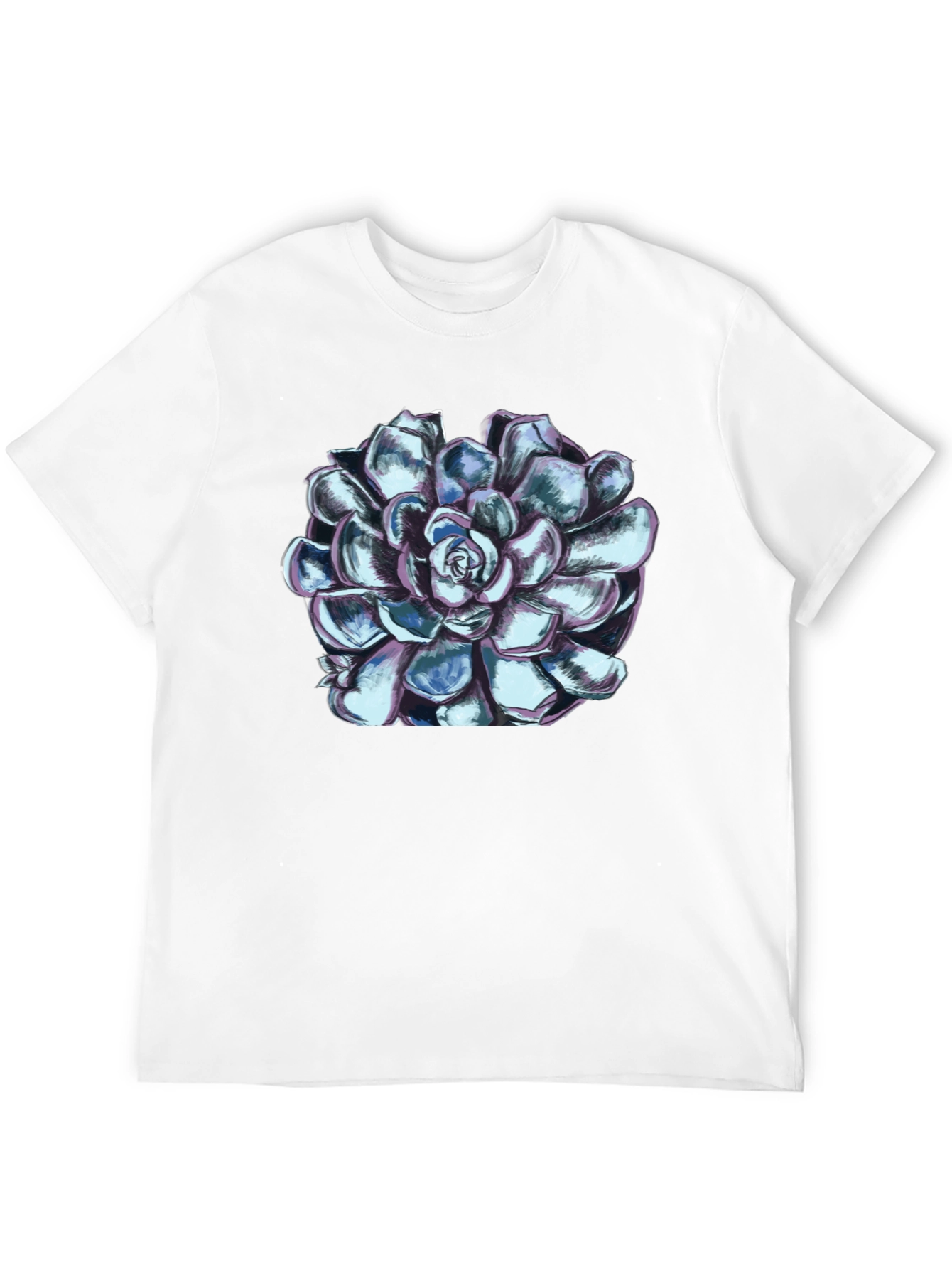 Succulent Graphic Tee - Black Unisex T-Shirt