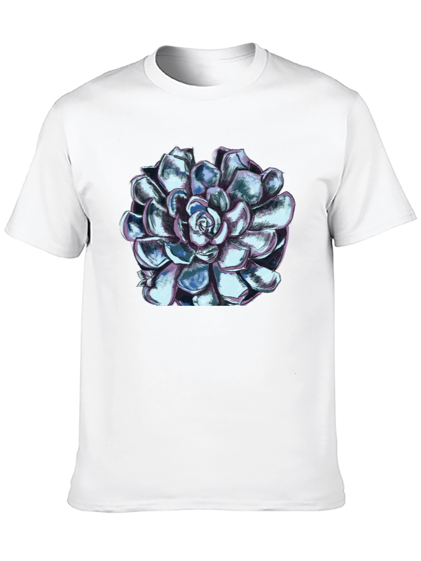 Succulent Graphic Tee - Black Unisex T-Shirt