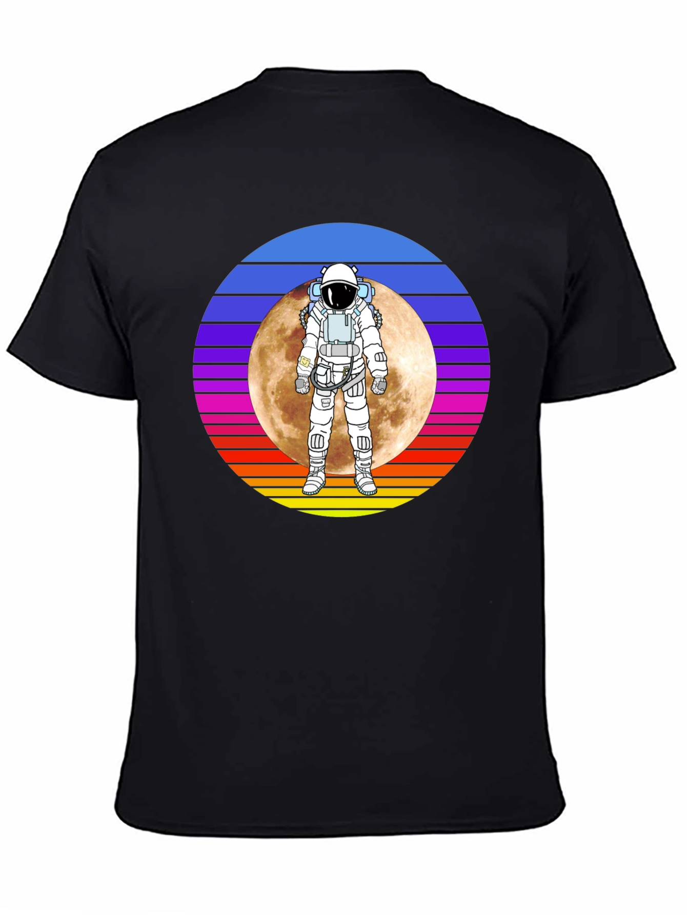 Astronaut Moon T-Shirt - Space Graphic Tee