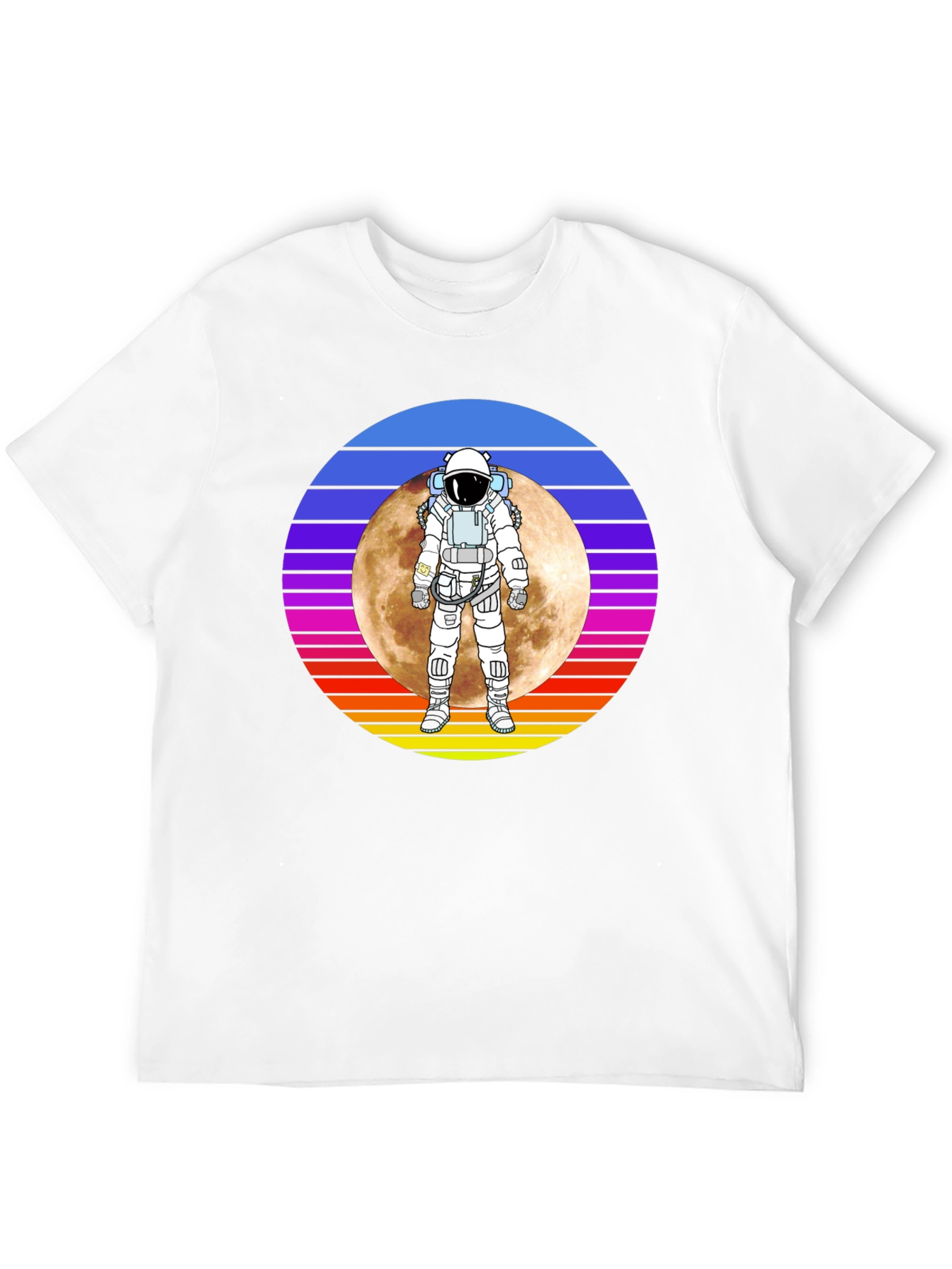 Astronaut Moon T-Shirt - Space Graphic Tee