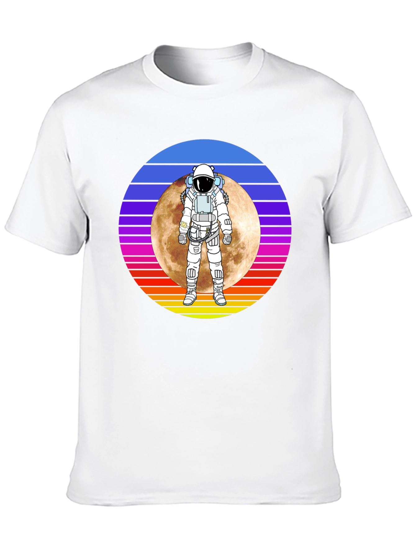 Astronaut Moon T-Shirt - Space Graphic Tee