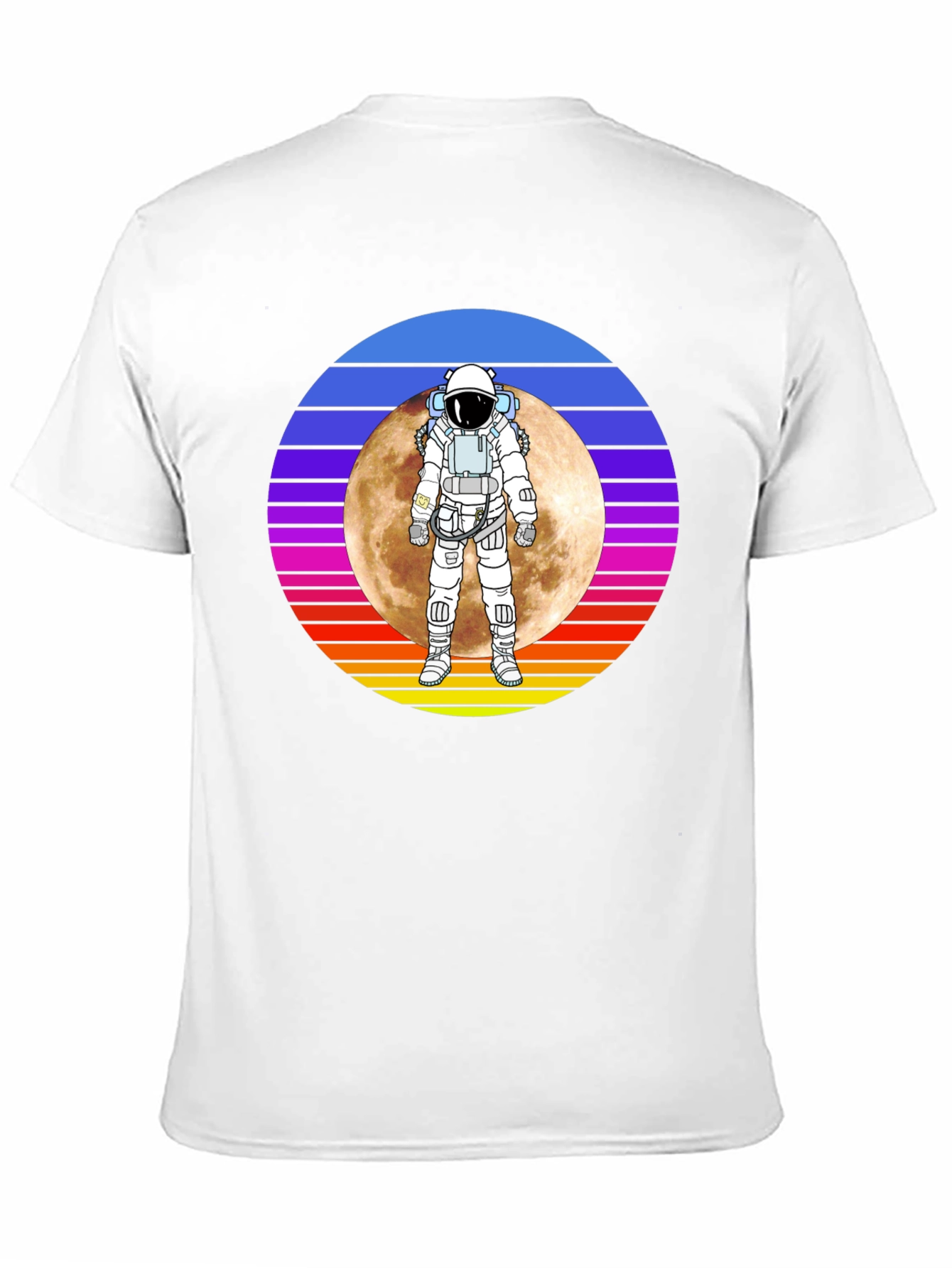 Astronaut Moon T-Shirt - Space Graphic Tee