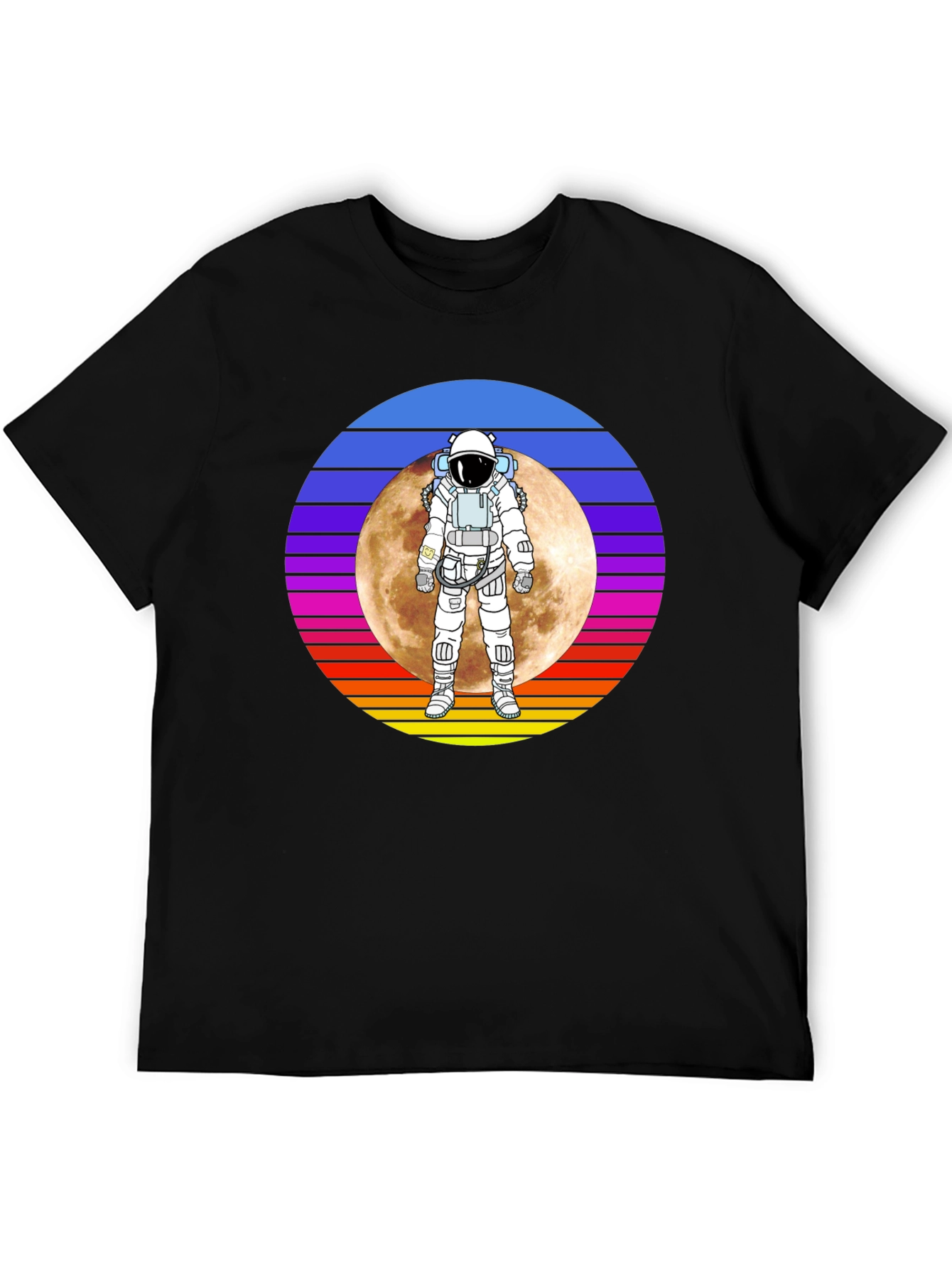 Astronaut Moon T-Shirt - Space Graphic Tee