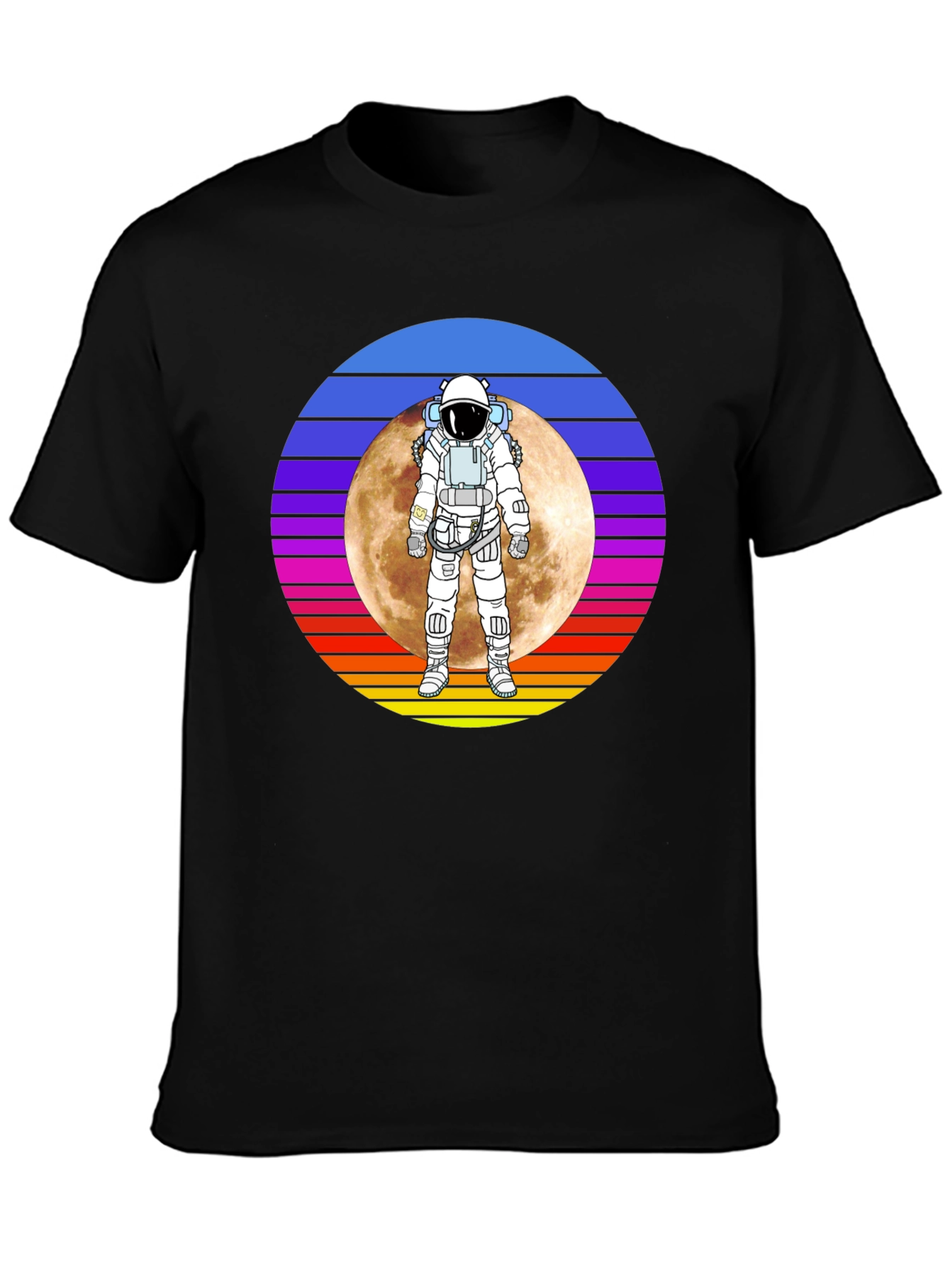Astronaut Moon T-Shirt - Space Graphic Tee