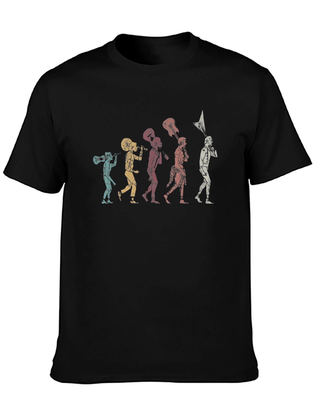 Evolution of Rock Black T-Shirt