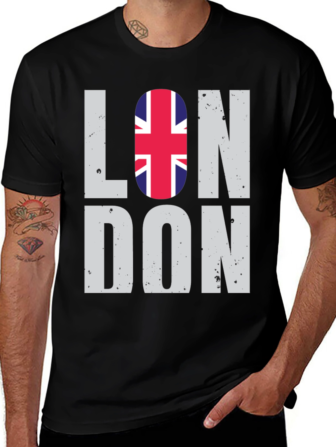 London UK Flag Graphic Tee - Stylish Unisex T-Shirt
