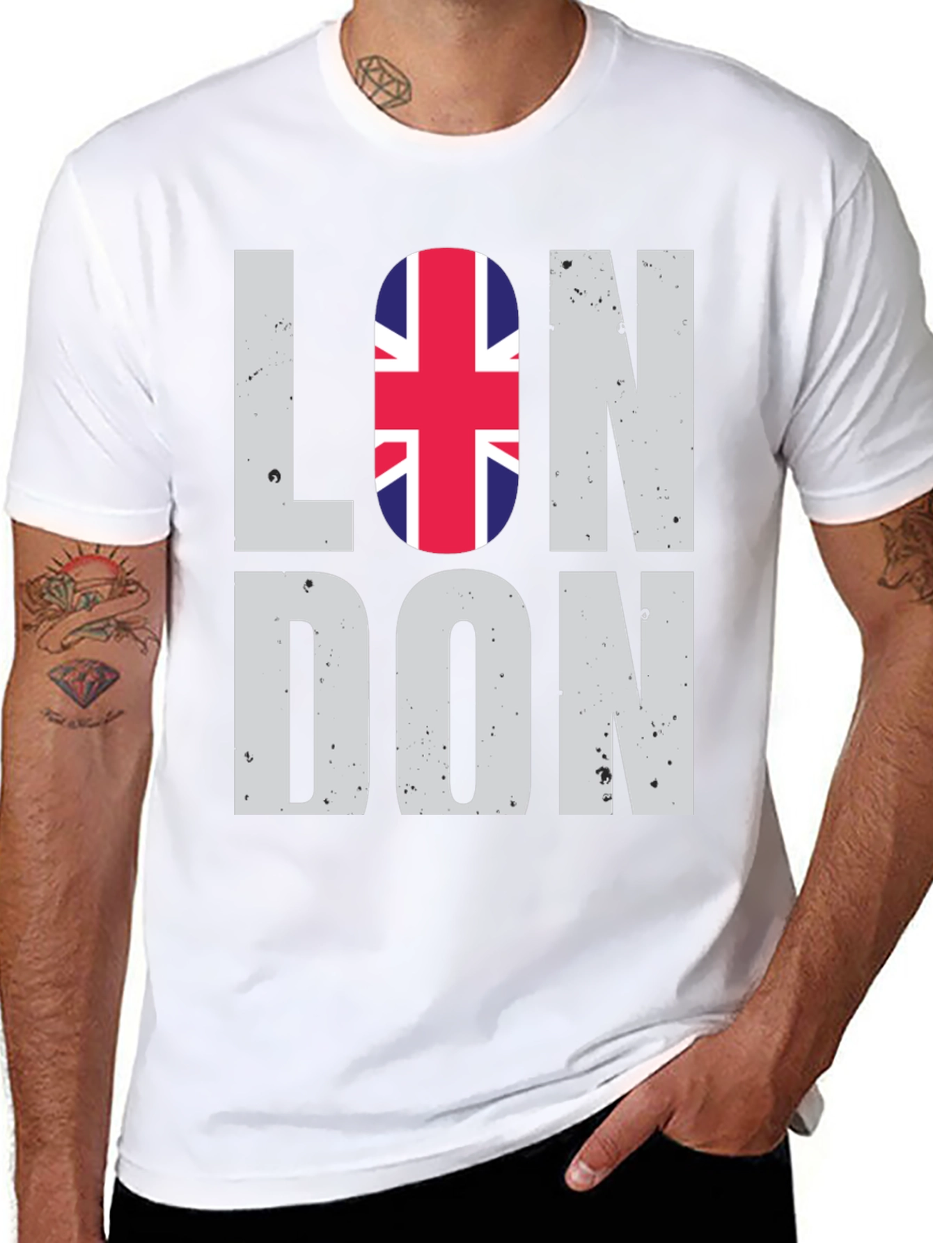 London UK Flag Graphic Tee - Stylish Unisex T-Shirt