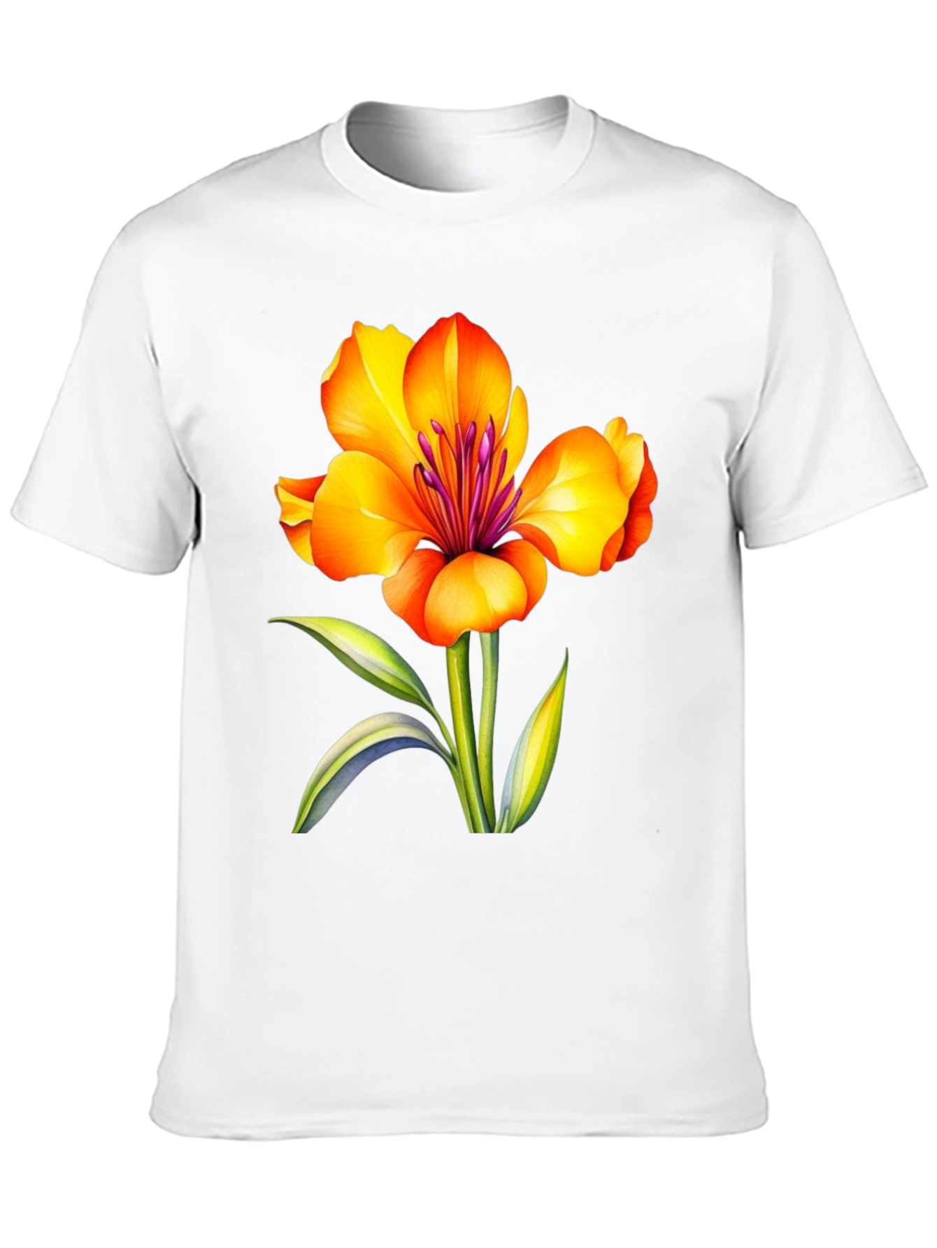Floral T-Shirt - Vibrant Flower Graphic Tee