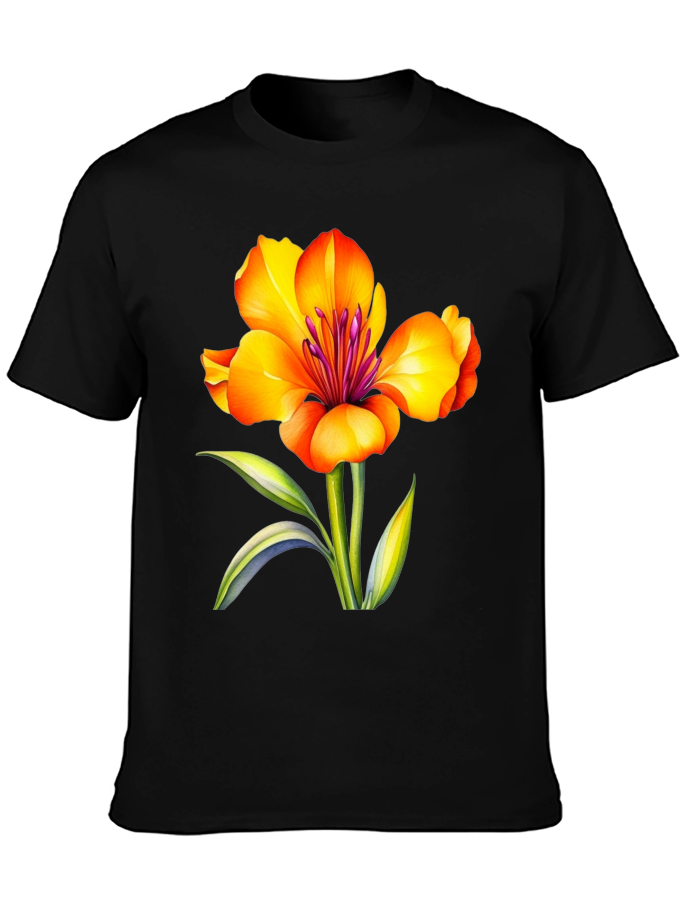 Floral T-Shirt - Vibrant Flower Graphic Tee