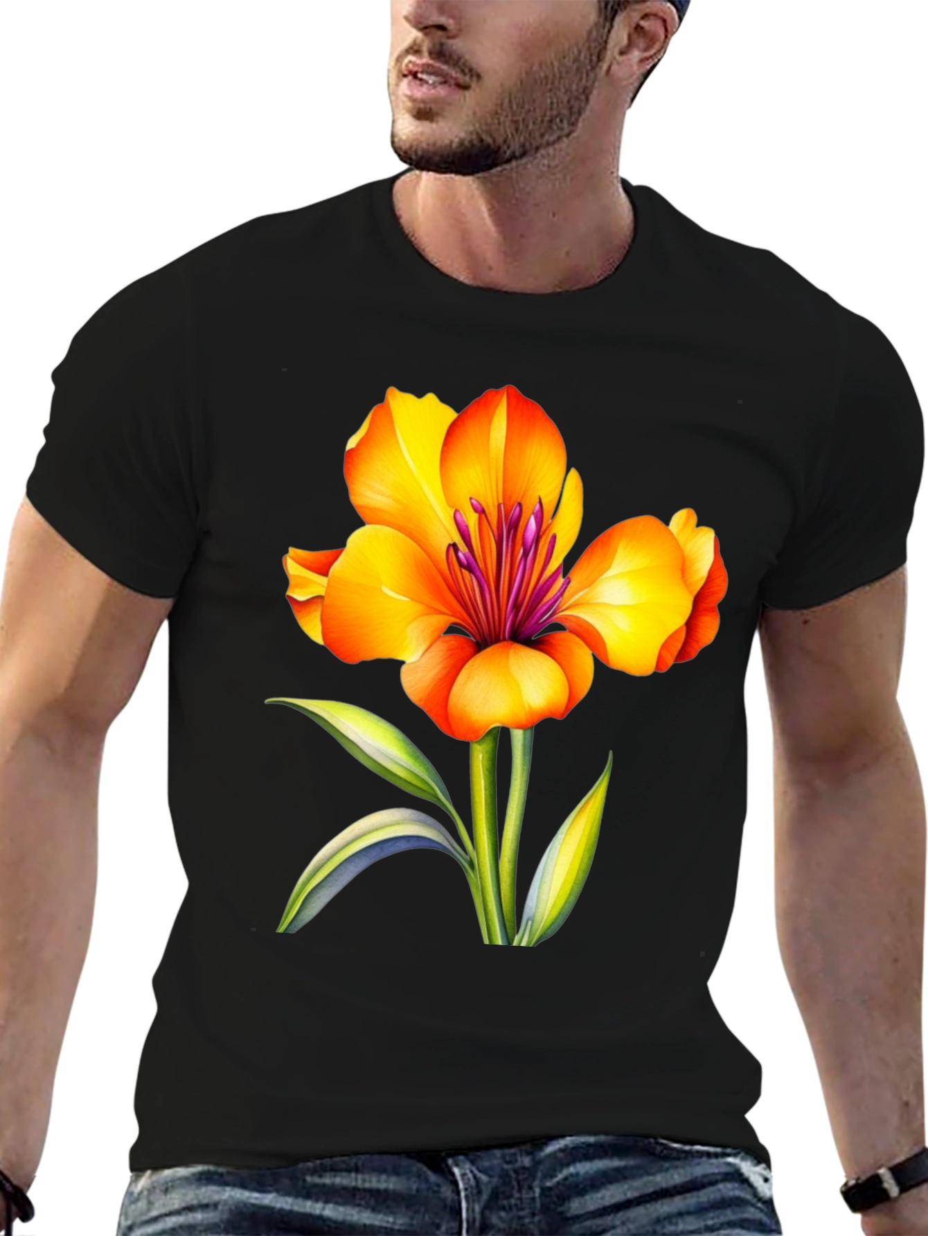 Floral T-Shirt - Vibrant Flower Graphic Tee
