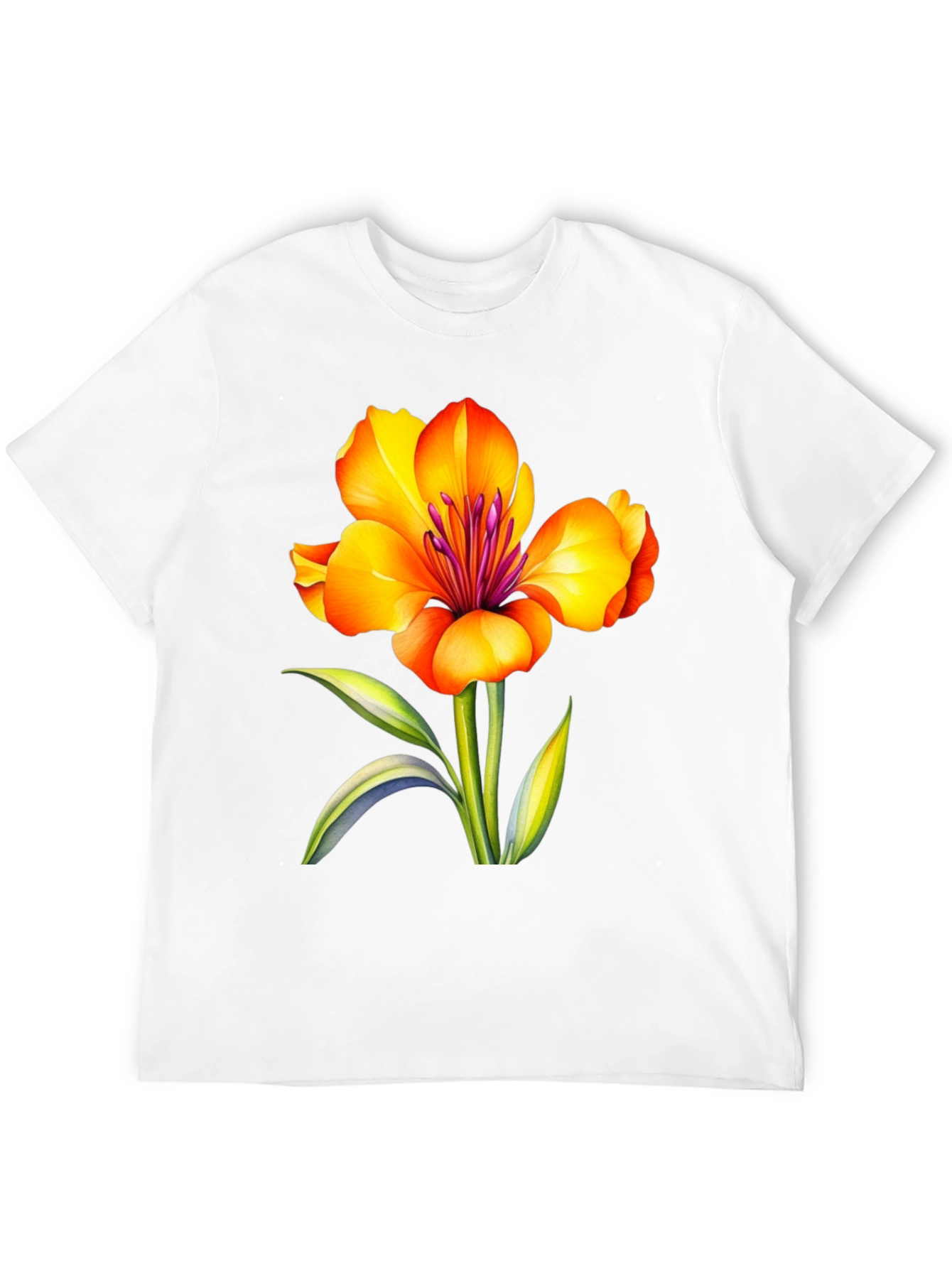 Floral T-Shirt - Vibrant Flower Graphic Tee
