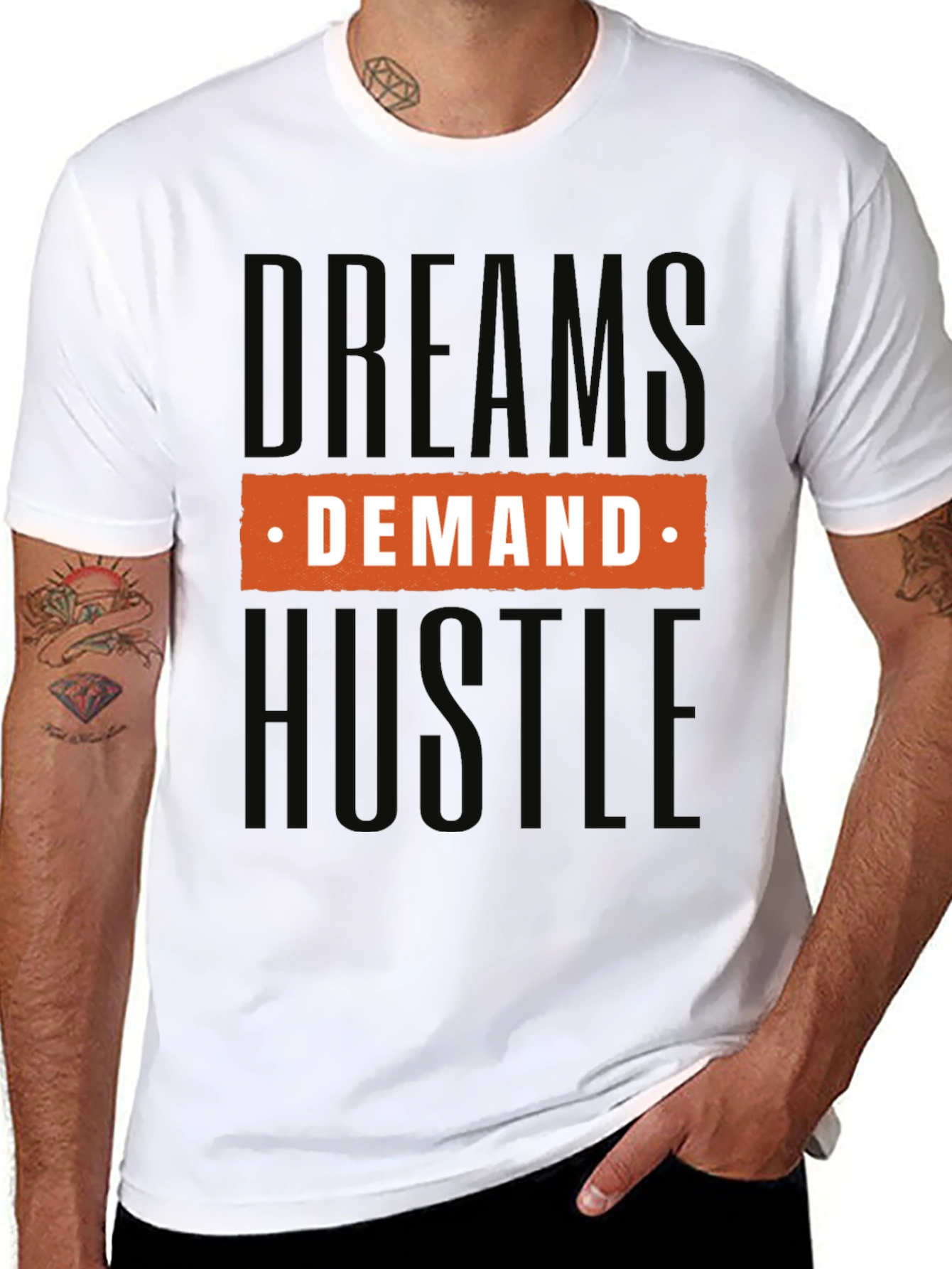 Dream Demand Hustle Graphic Tee