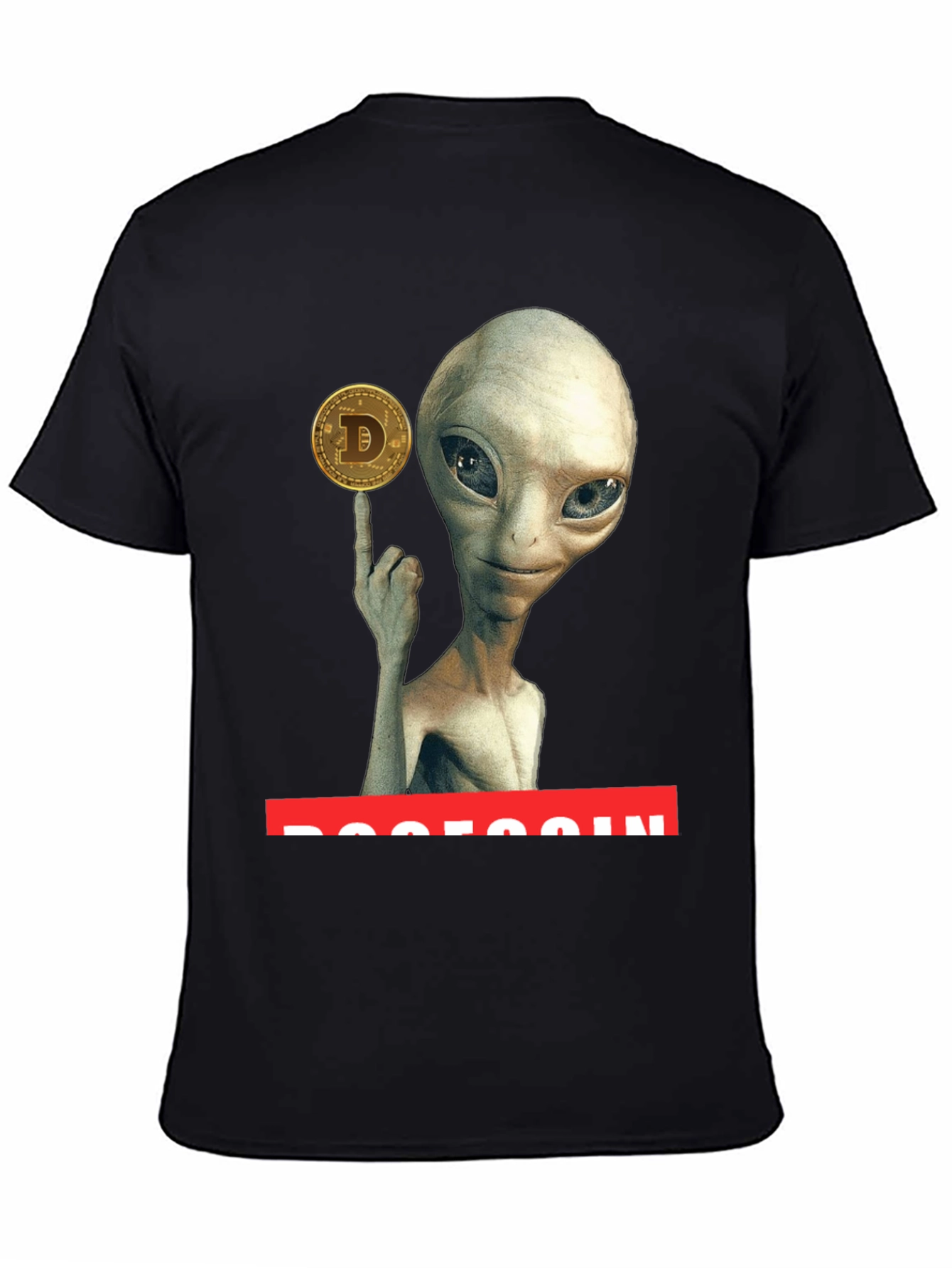 Alien Dogecoin T-Shirt - Crypto Tee
