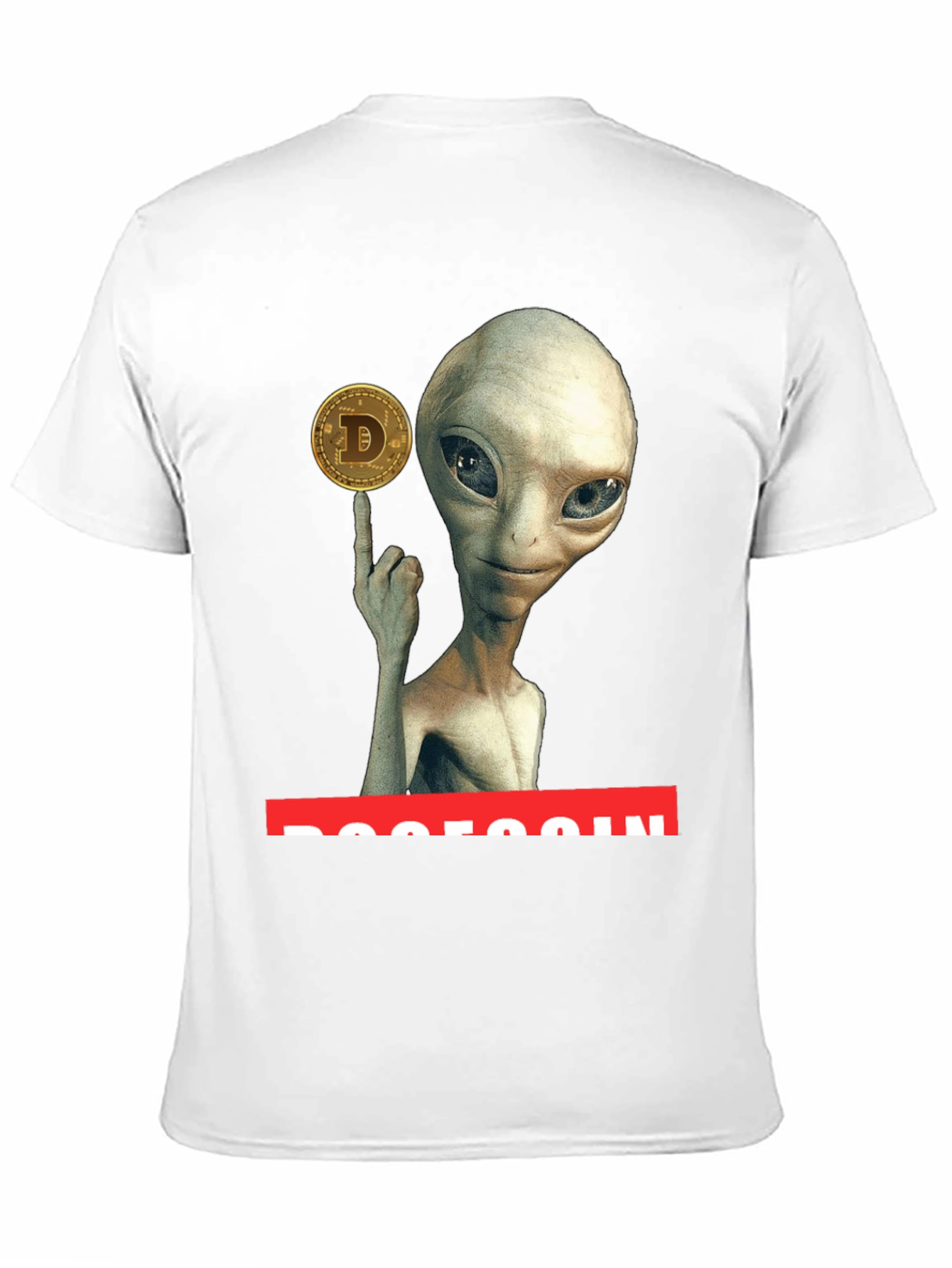 Alien Dogecoin T-Shirt - Crypto Tee