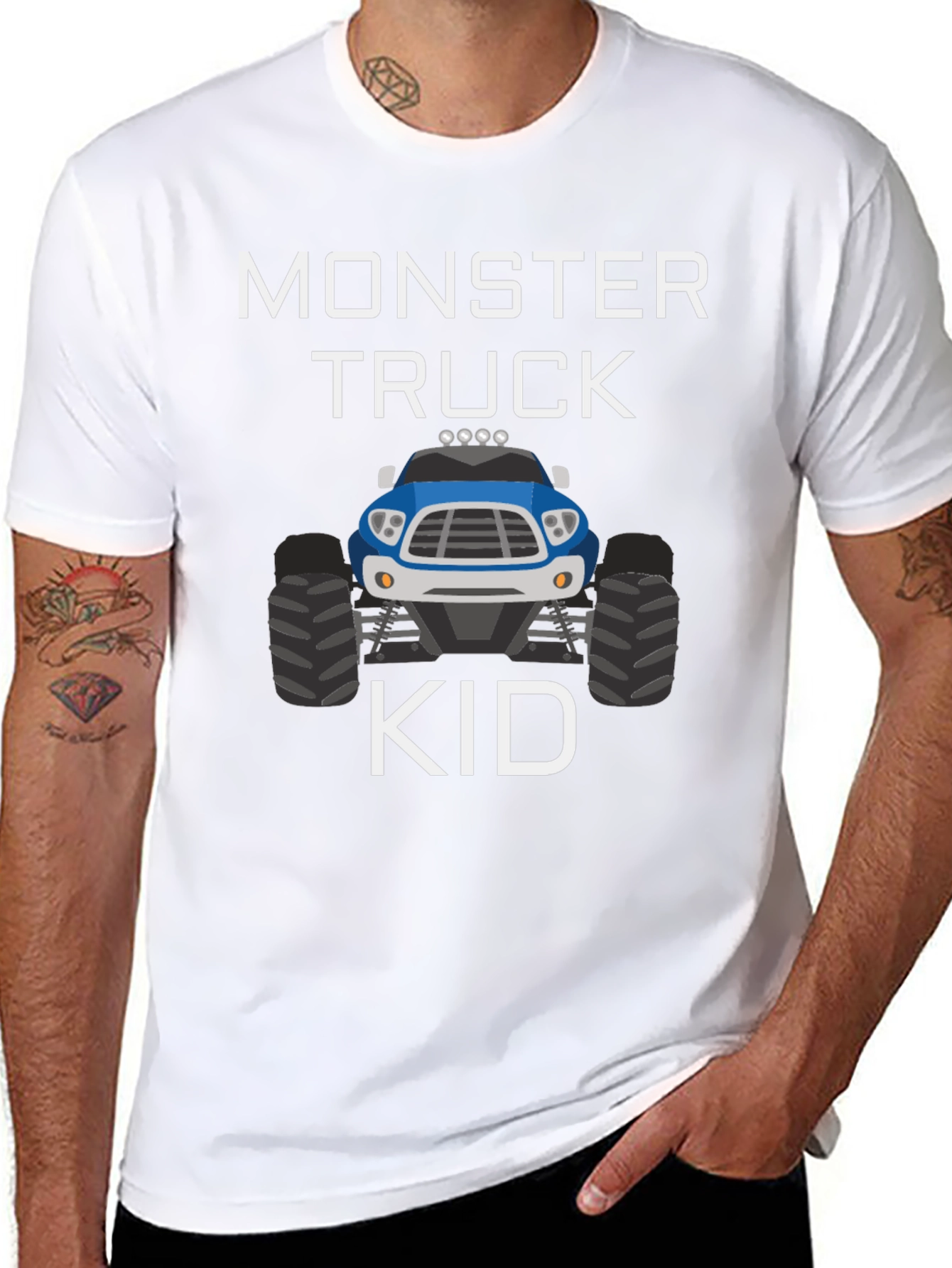 Monster Truck Kid T-Shirt