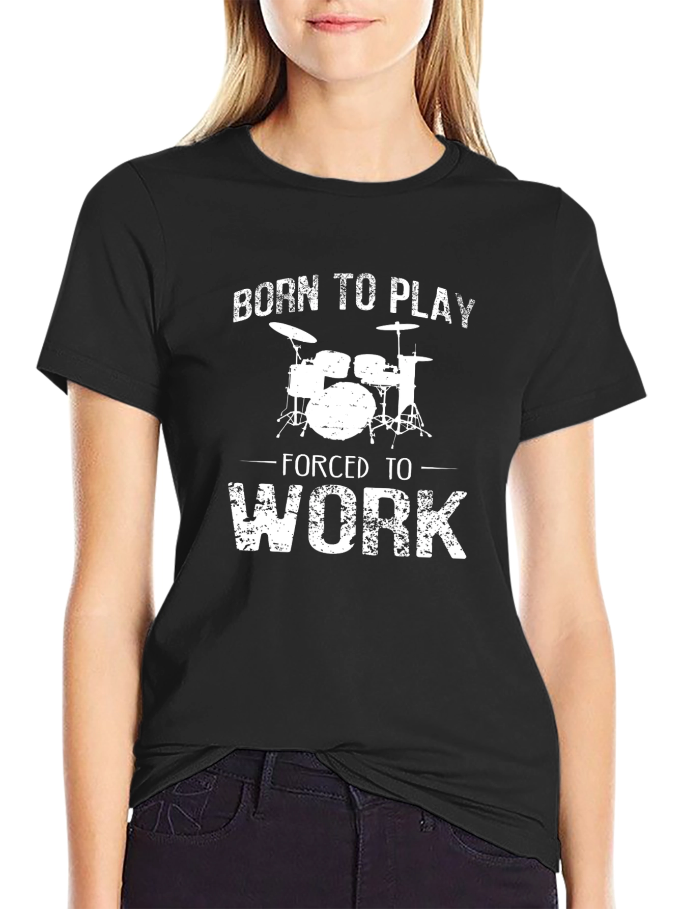 Born to Play Drummer Graphic Tee