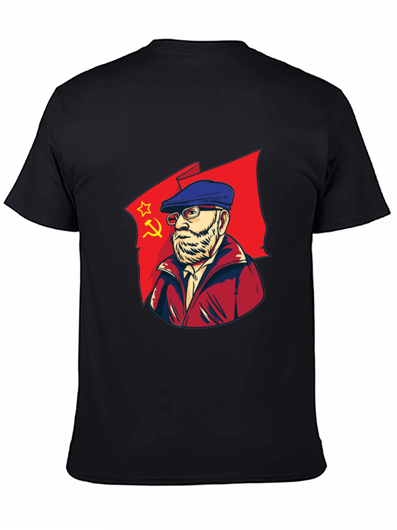 Political Design Black Graphic Tee