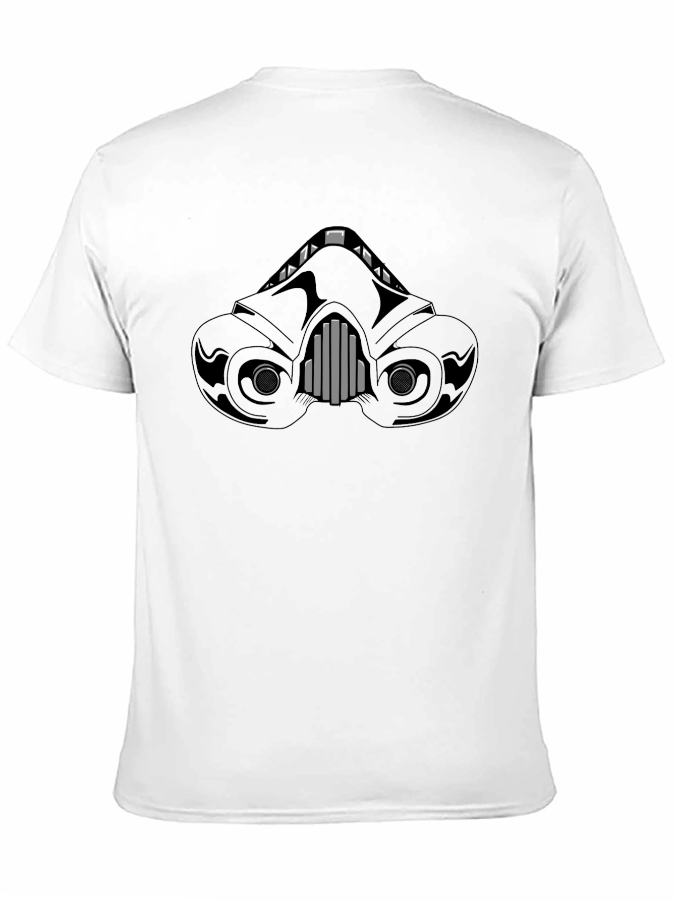 Dark Trooper Mask Graphic Tee - Sci-Fi Fan Apparel