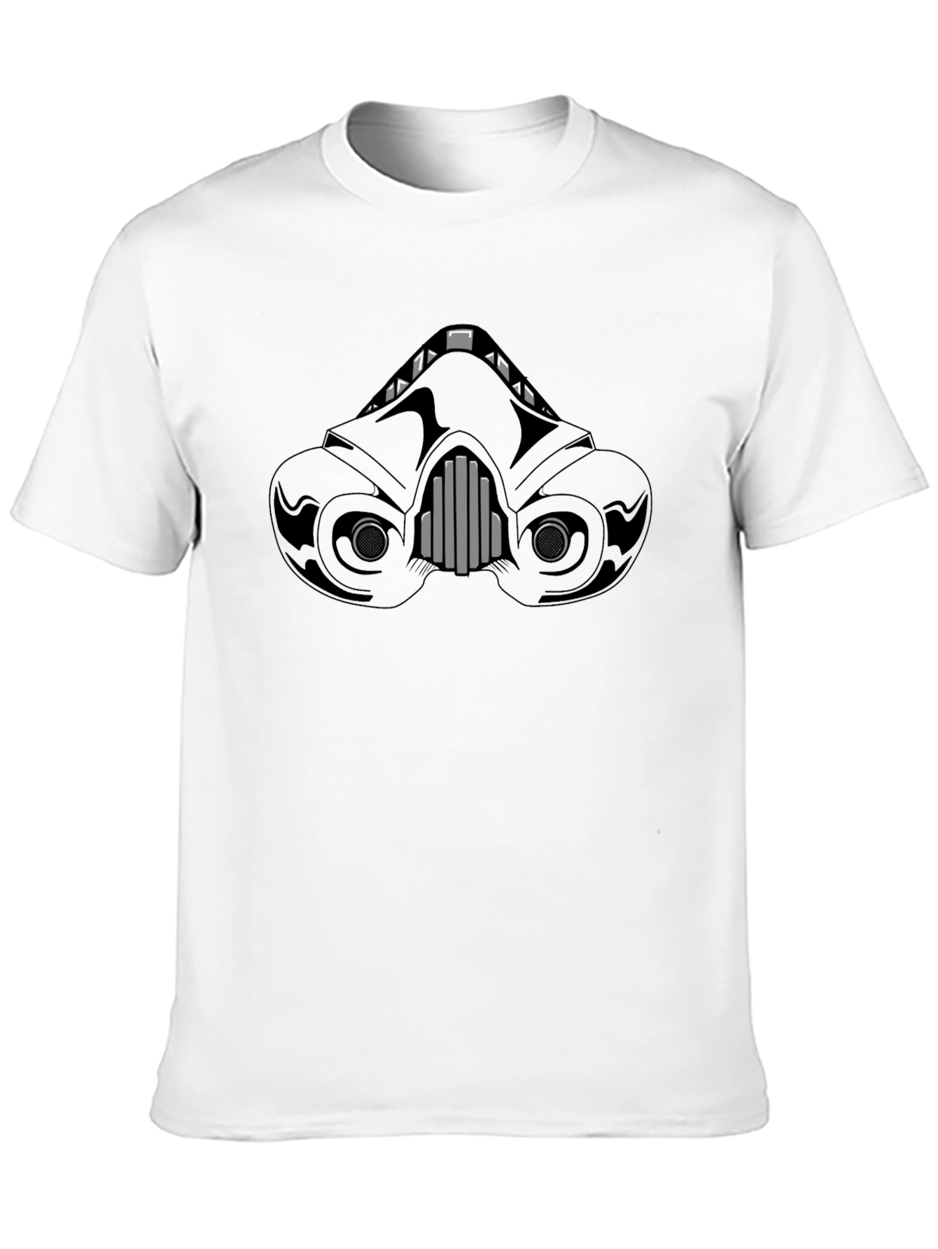 Dark Trooper Mask Graphic Tee - Sci-Fi Fan Apparel