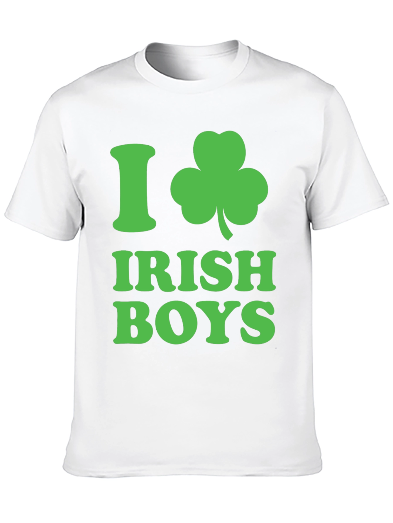 I Heart Irish Boys T-Shirt: St. Patricks Day Apparel
