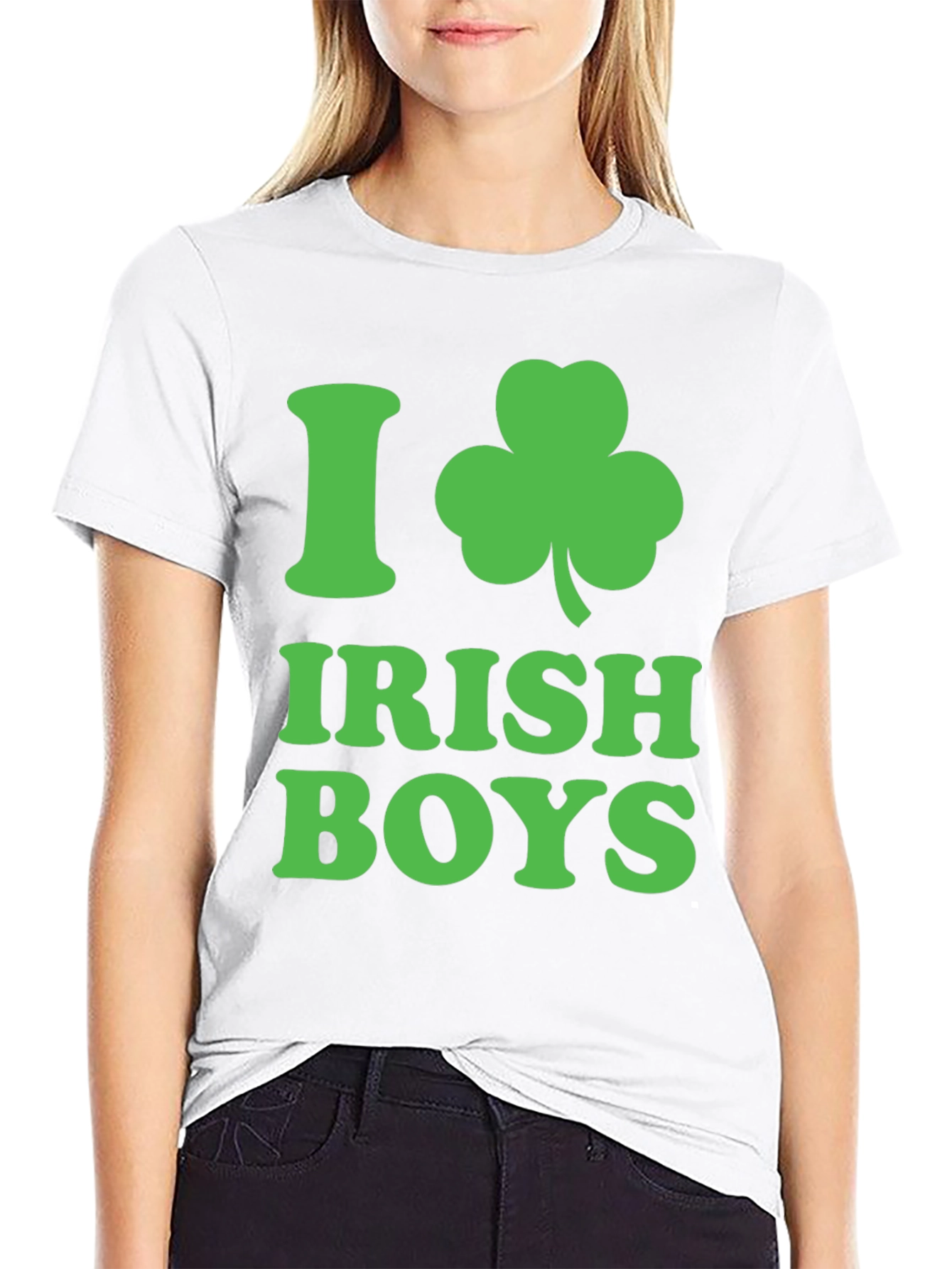 I Heart Irish Boys T-Shirt: St. Patricks Day Apparel