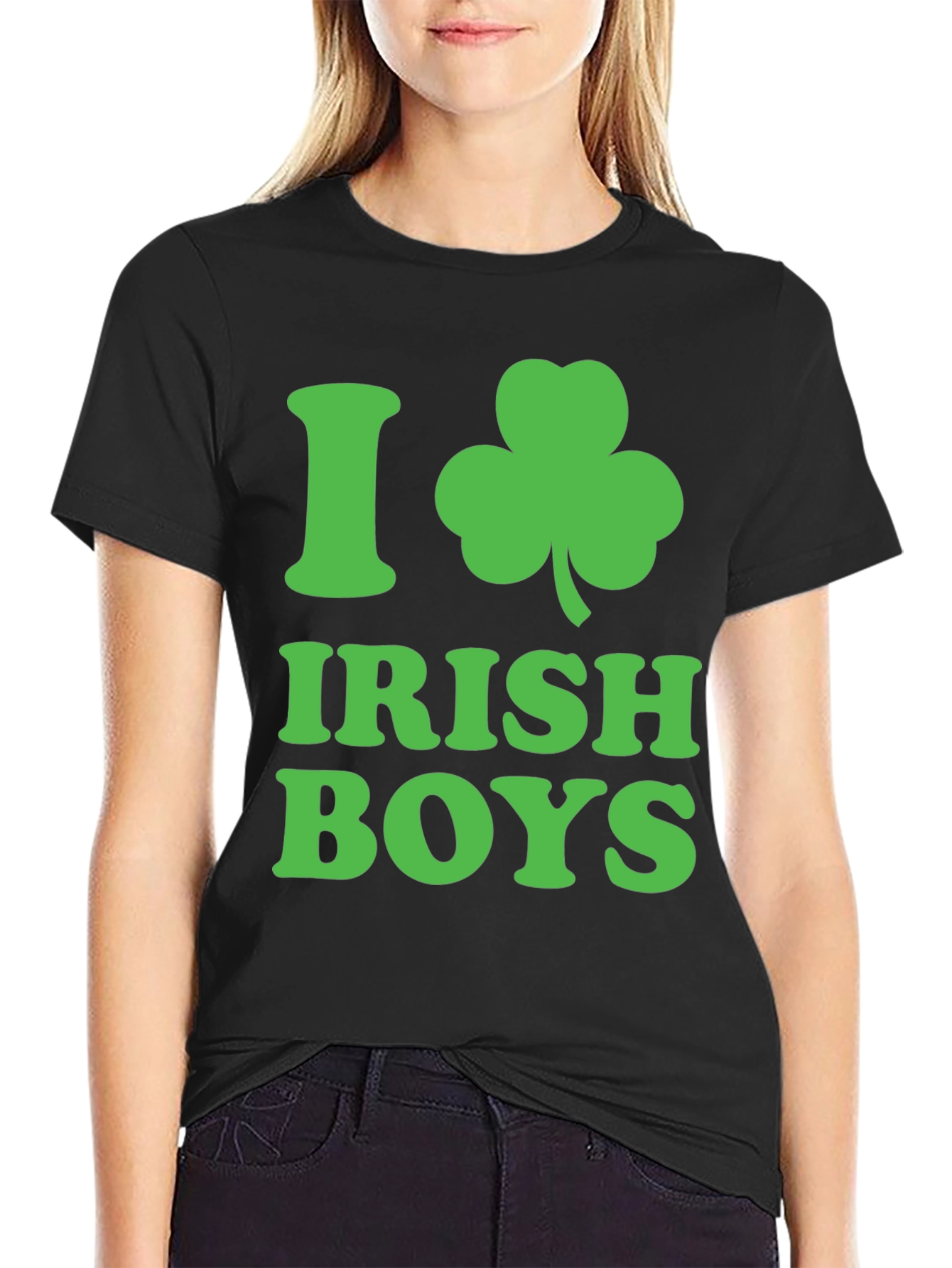I Heart Irish Boys T-Shirt: St. Patricks Day Apparel