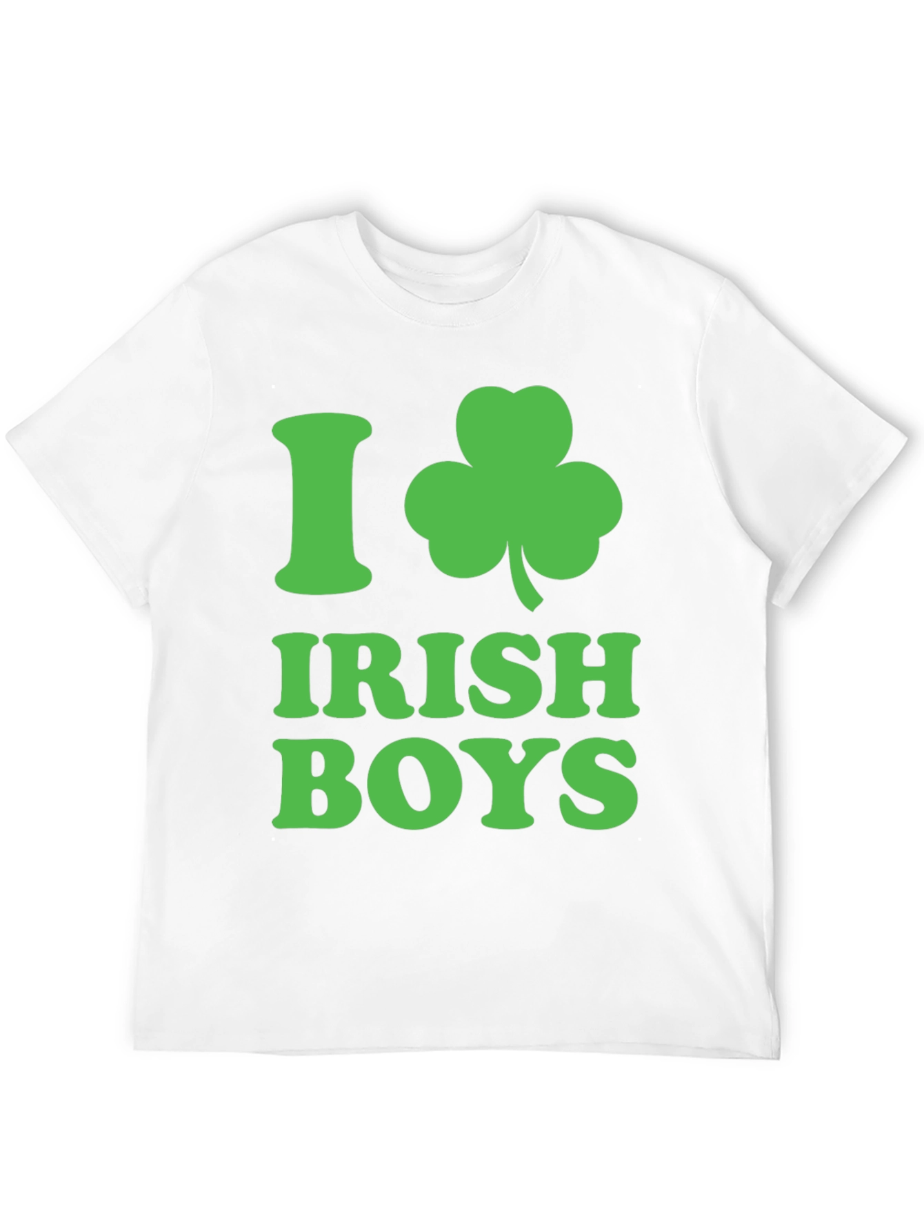 I Heart Irish Boys T-Shirt: St. Patricks Day Apparel