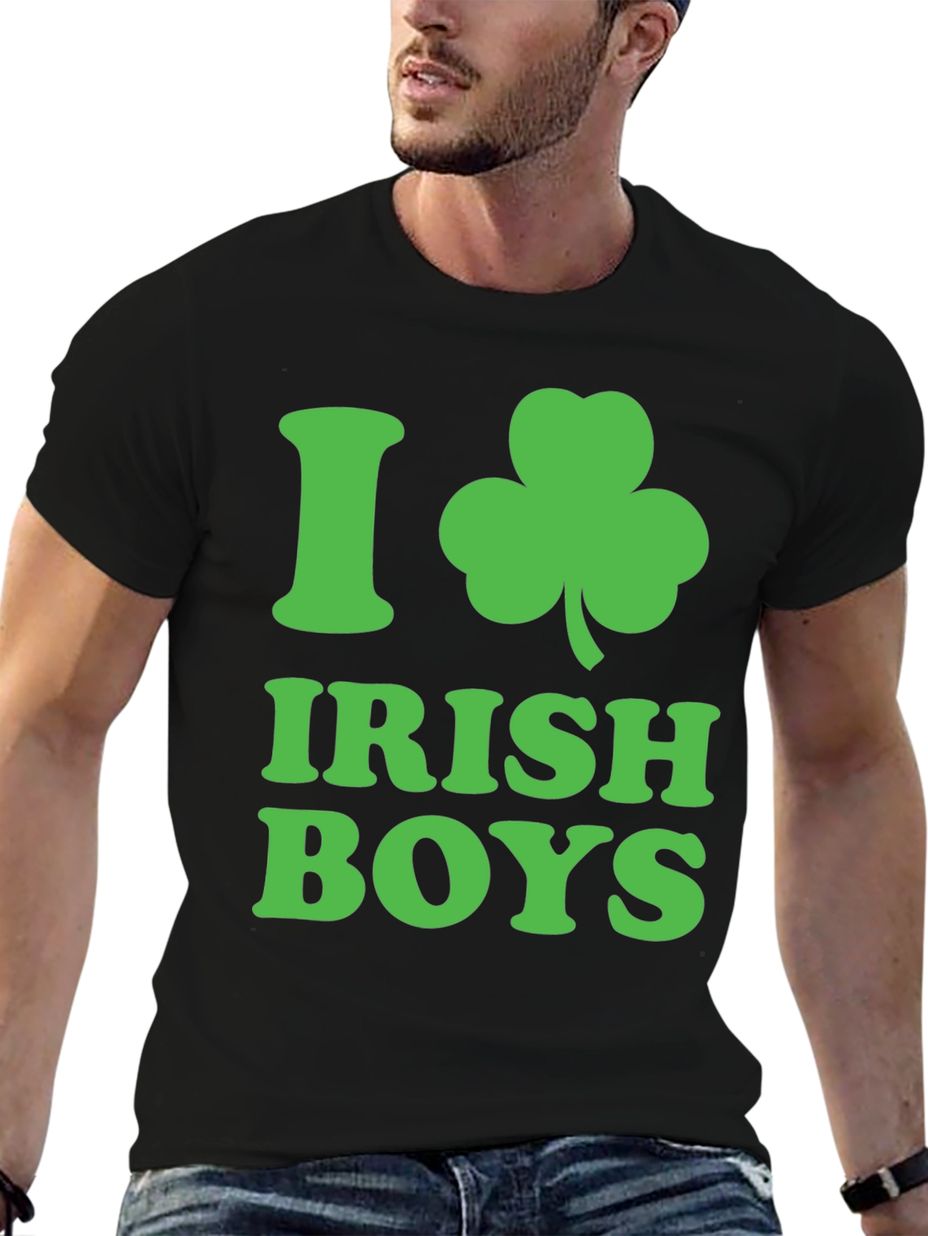 I Heart Irish Boys T-Shirt: St. Patricks Day Apparel