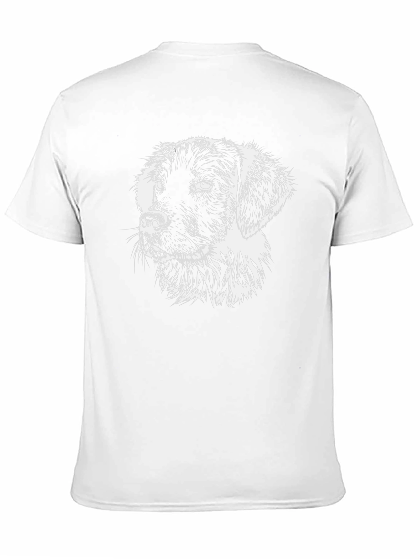 Dog Portrait T-Shirt - Stylish Pet Lover Tee