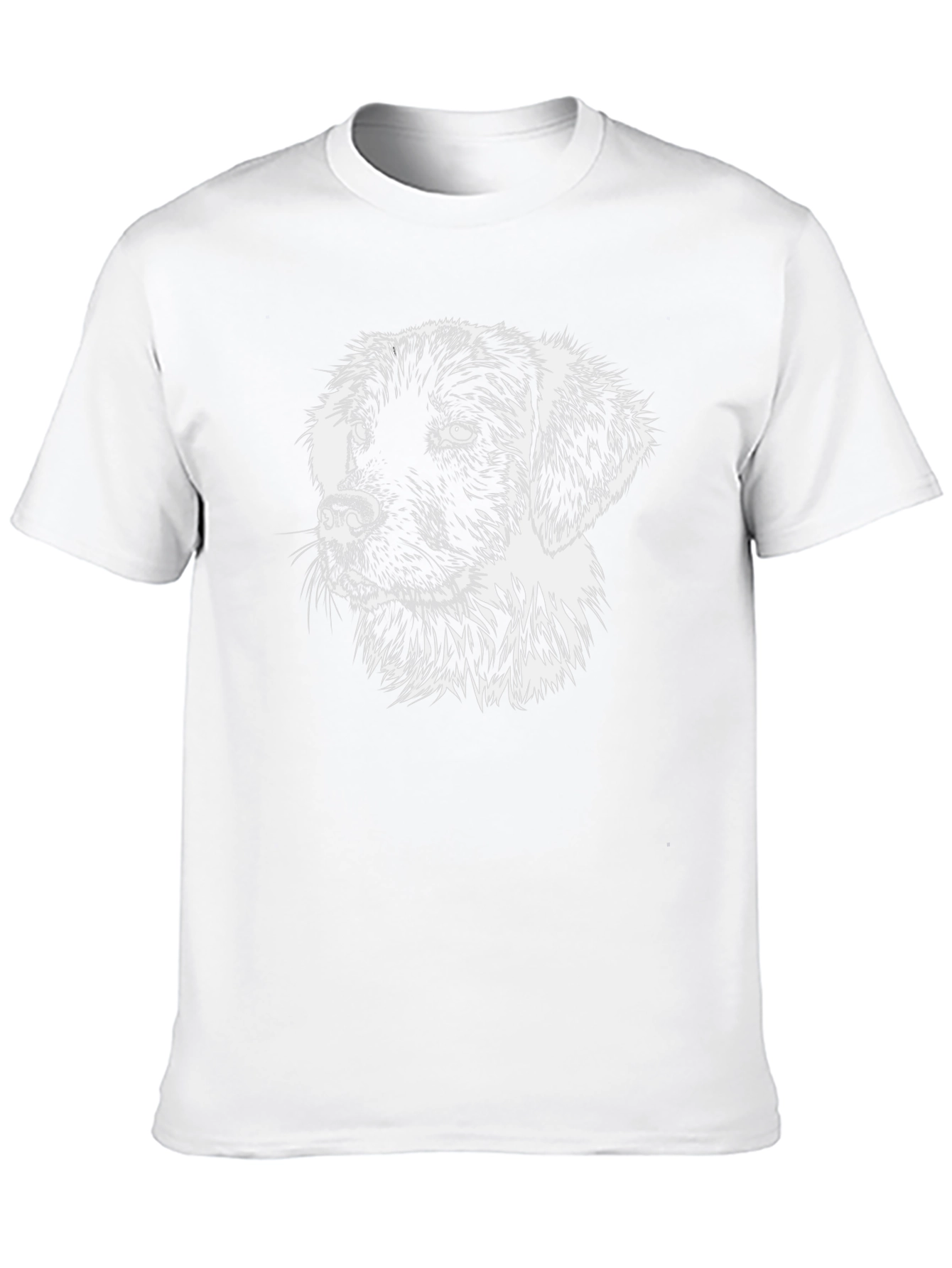 Dog Portrait T-Shirt - Stylish Pet Lover Tee