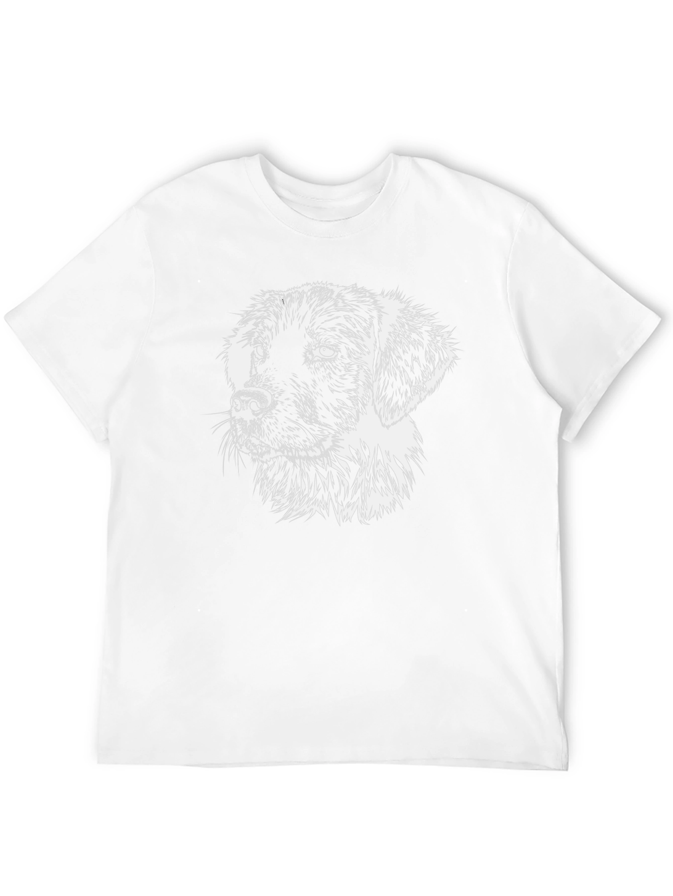 Dog Portrait T-Shirt - Stylish Pet Lover Tee