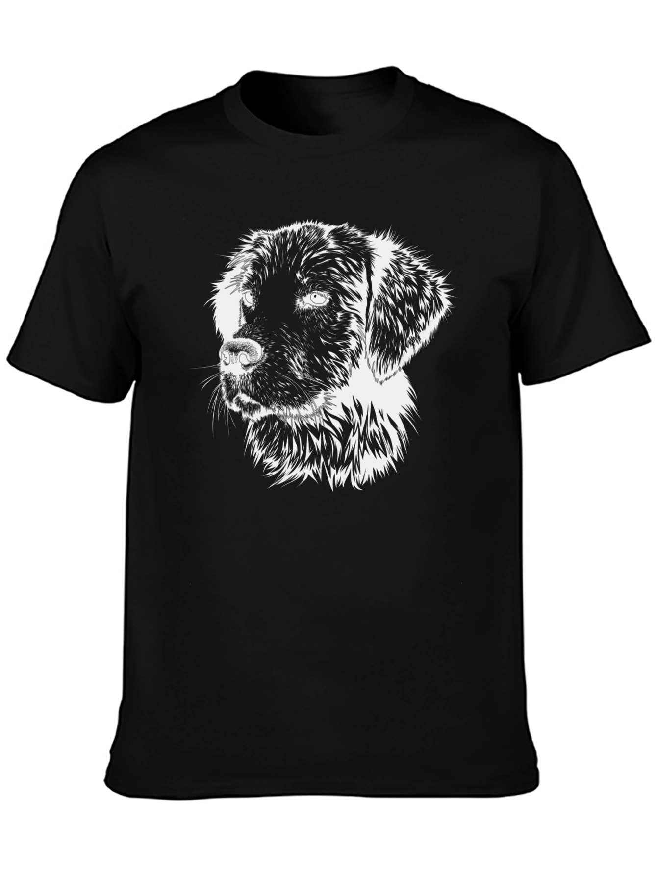 Dog Portrait T-Shirt - Stylish Pet Lover Tee