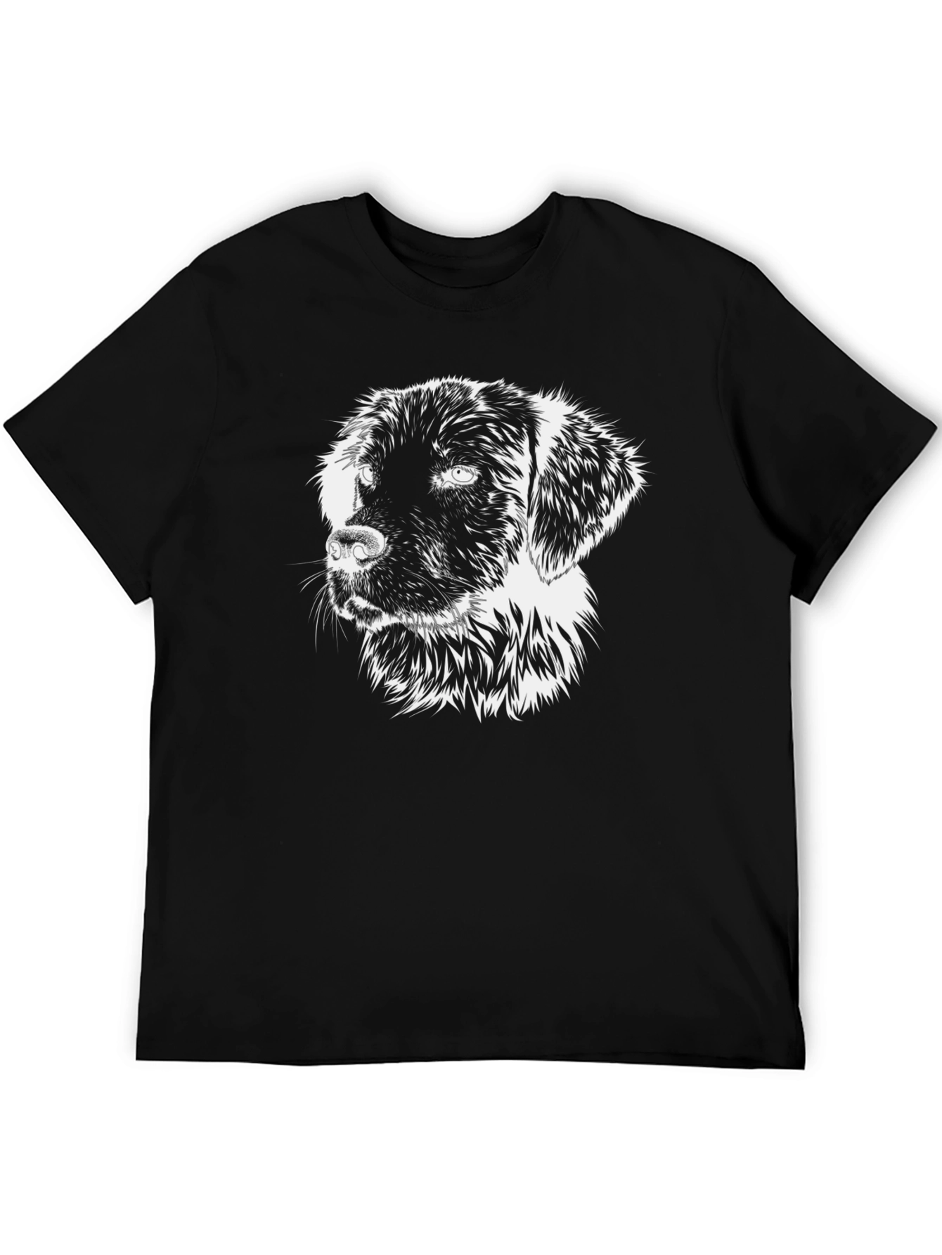 Dog Portrait T-Shirt - Stylish Pet Lover Tee