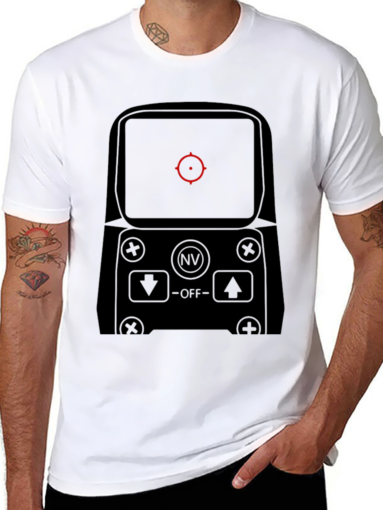 Tactical Red Dot Sight Graphic Tee
