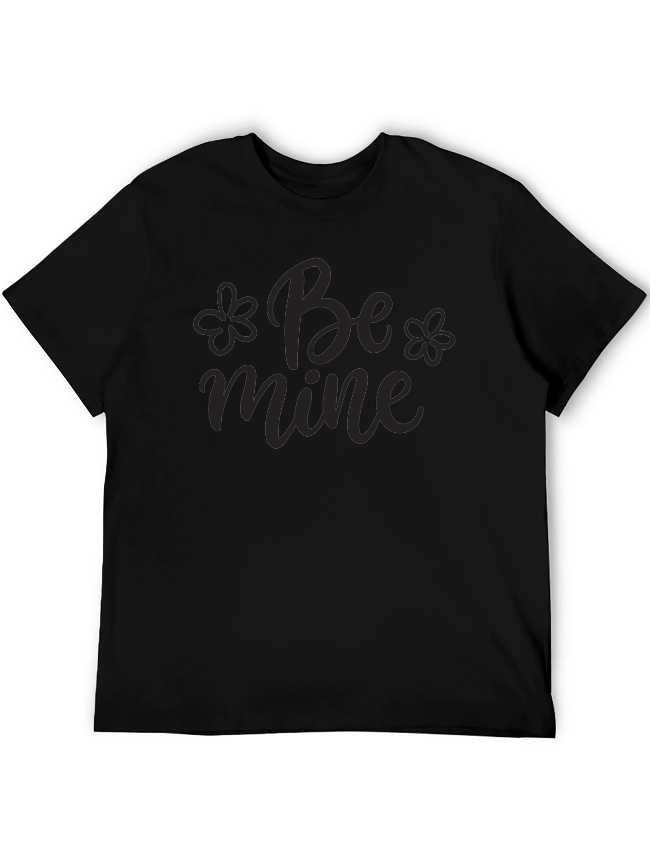 Be Mine Black Graphic Tee