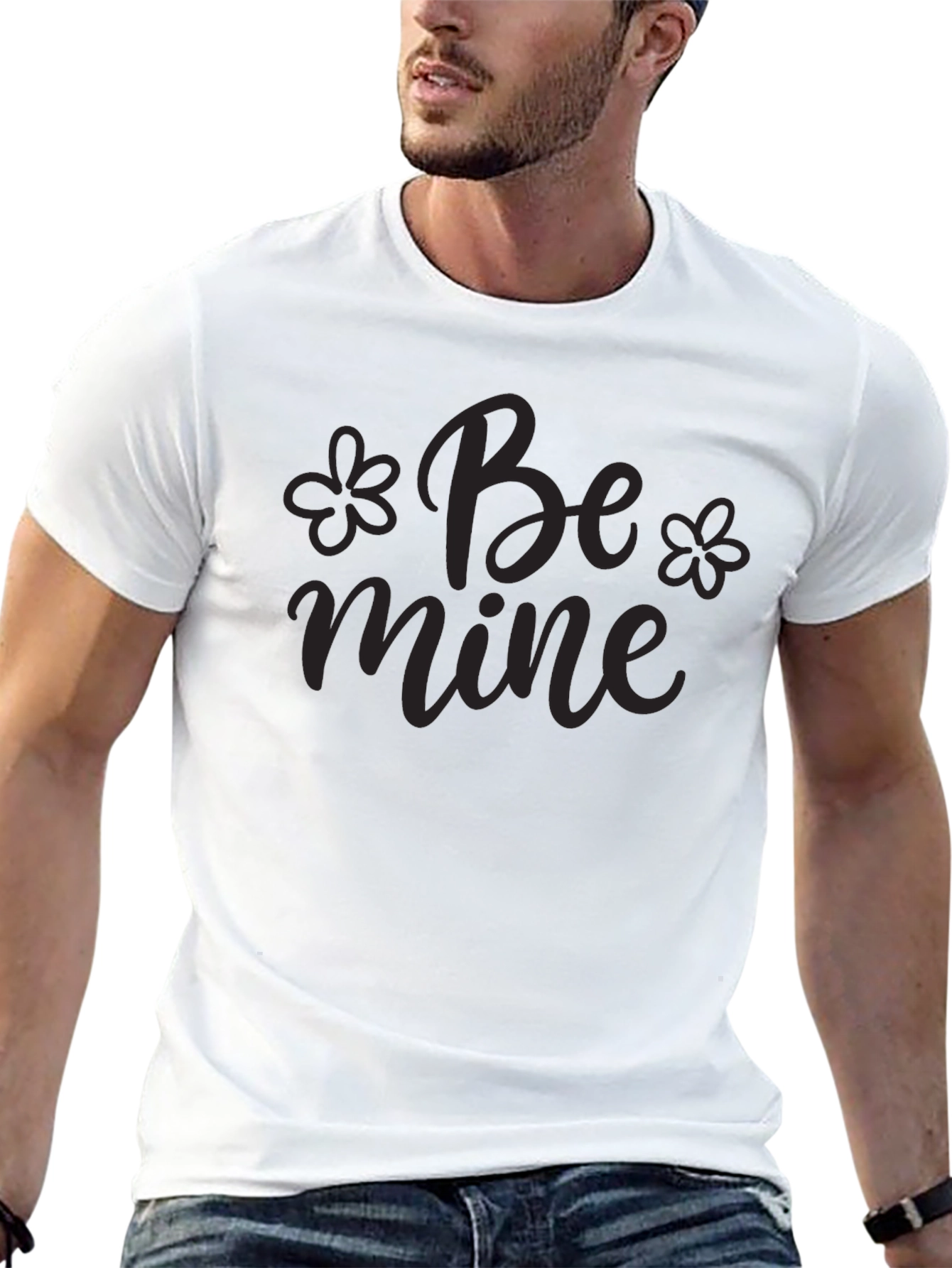 Be Mine Black Graphic Tee