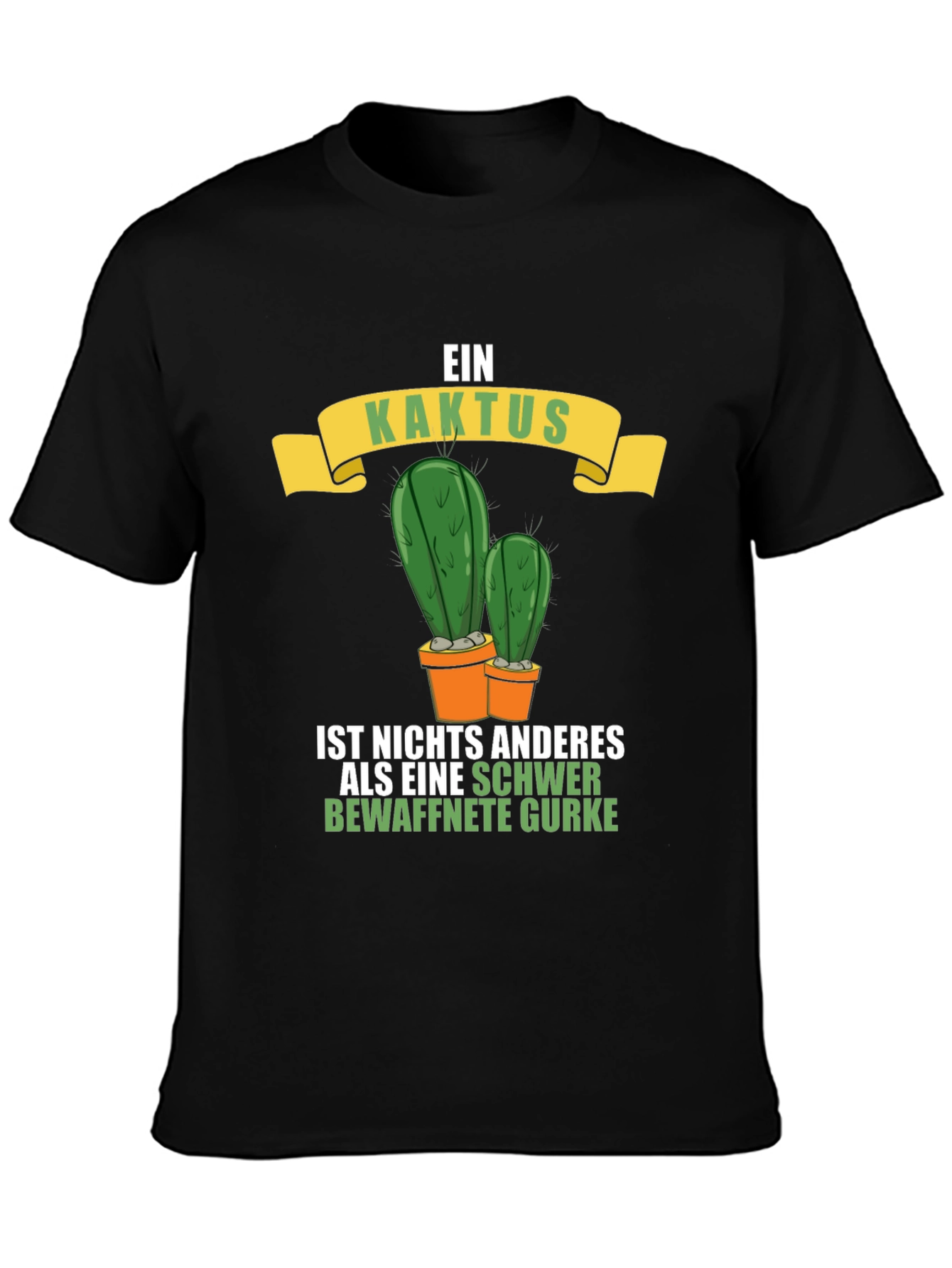 Ein Kaktus T-Shirt - Armed Cucumber Tee