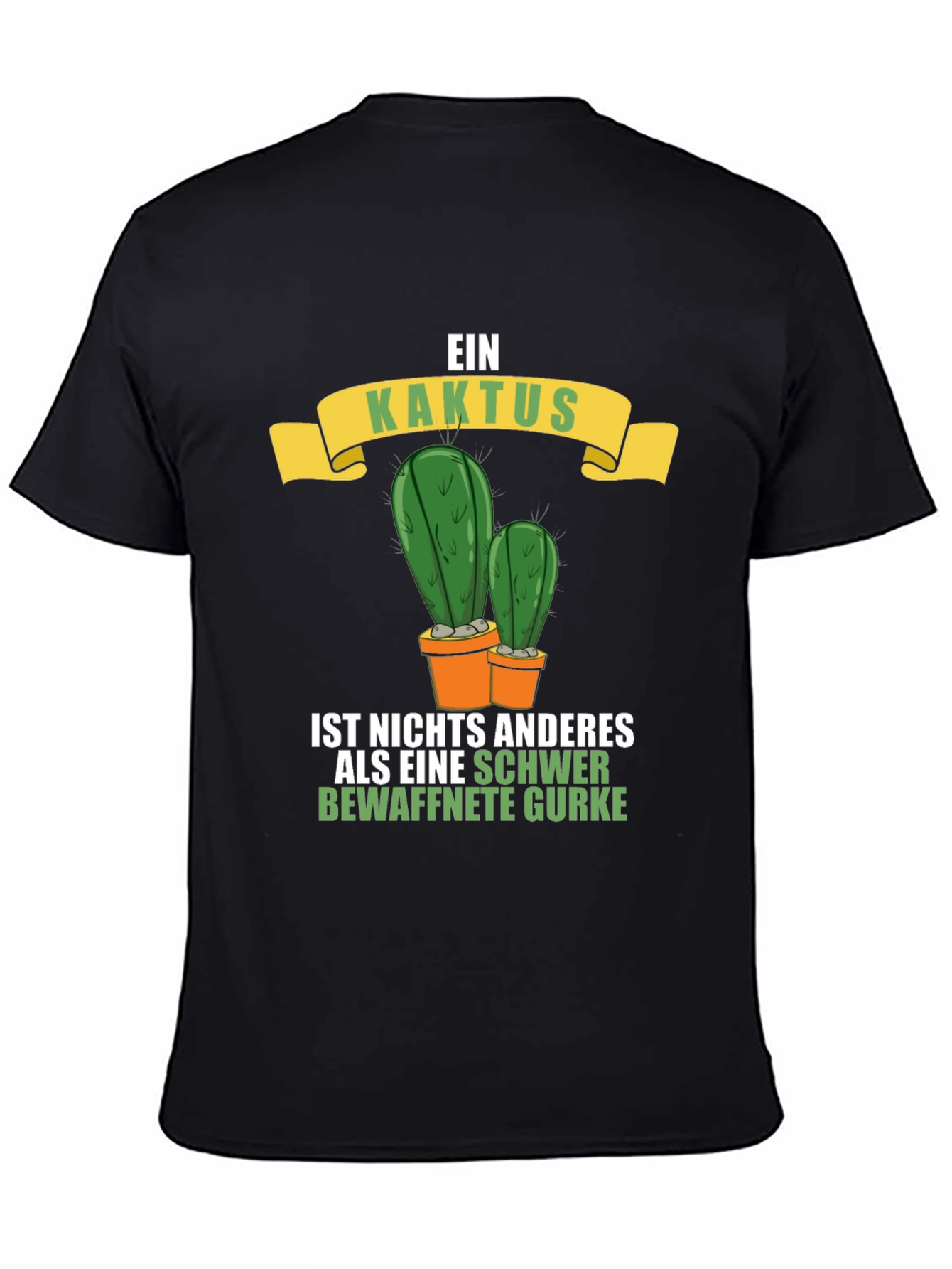 Ein Kaktus T-Shirt - Armed Cucumber Tee
