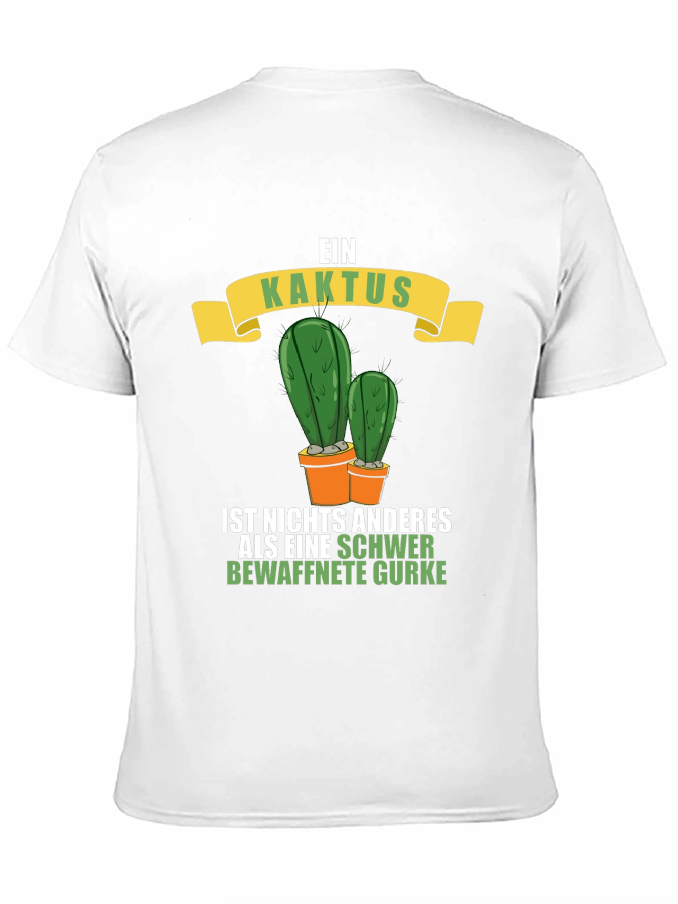 Ein Kaktus T-Shirt - Armed Cucumber Tee