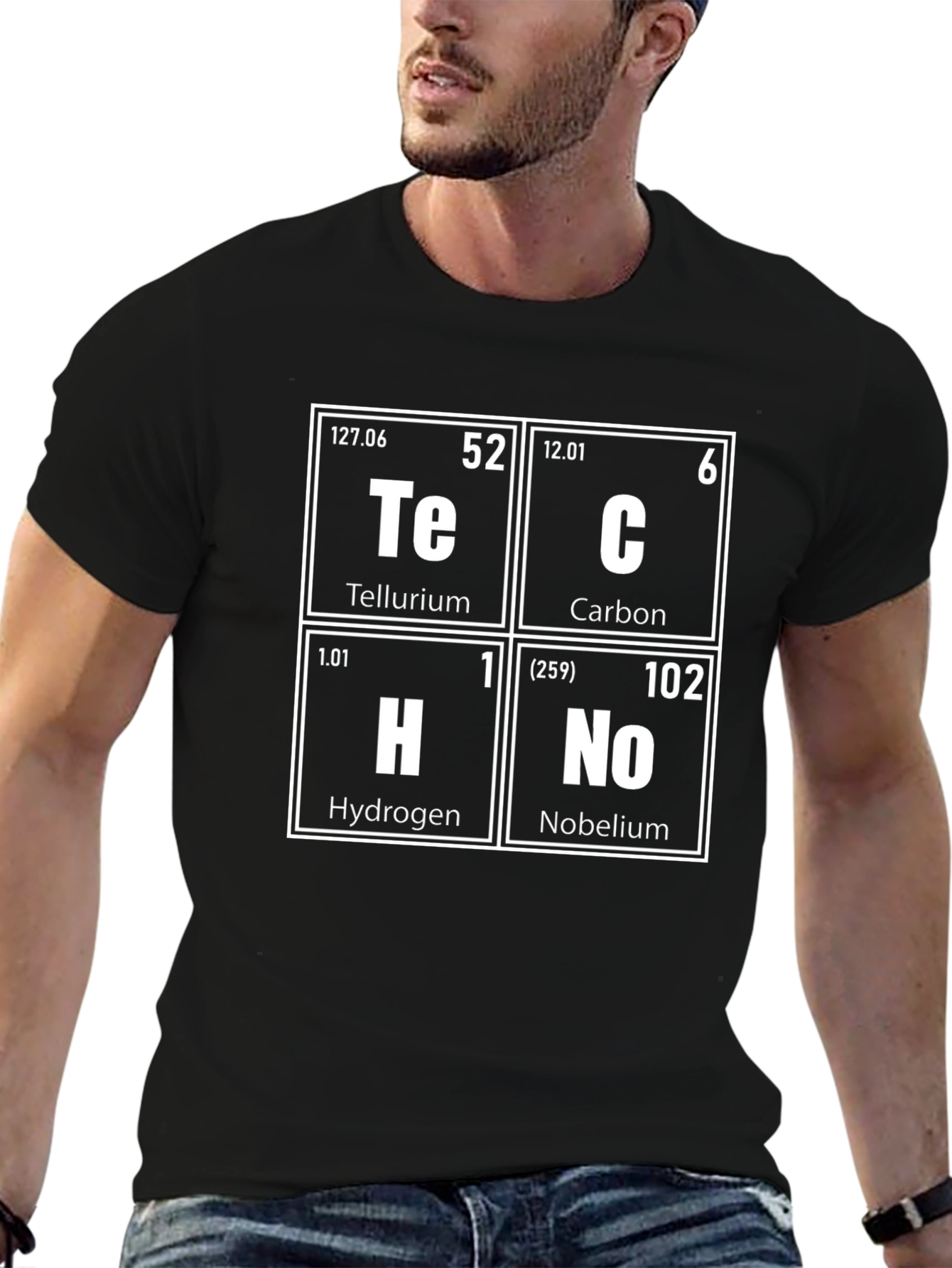 Tech Elements Periodic Table Funny T-Shirt