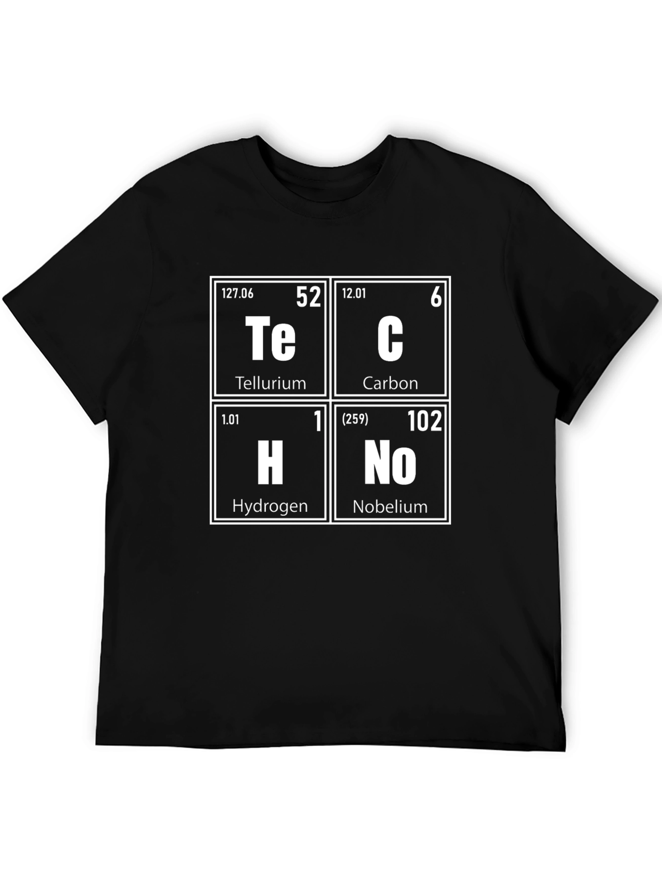 Tech Elements Periodic Table Funny T-Shirt