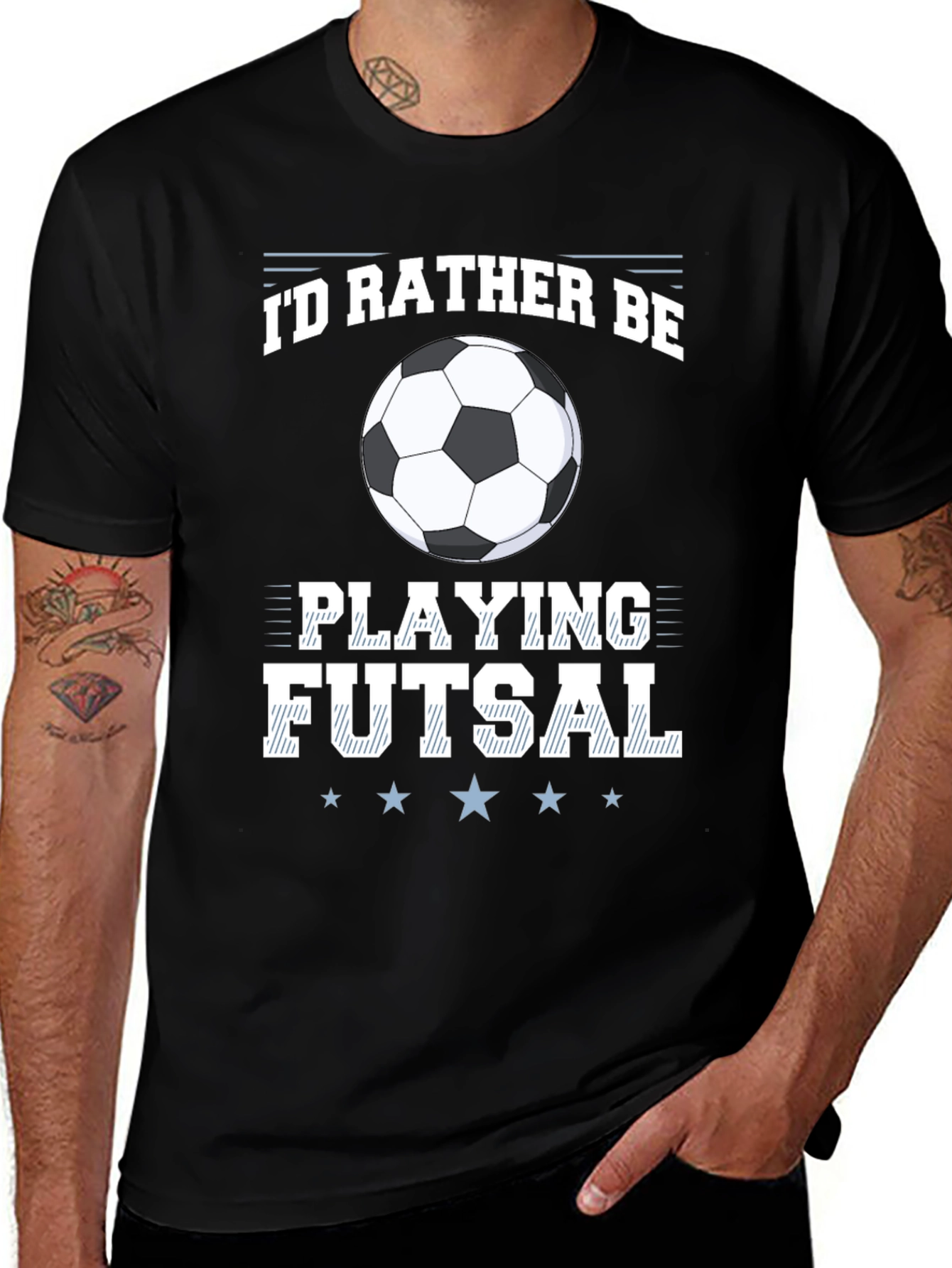 Futsal Lover Graphic Tee: Id Rather Be Playing