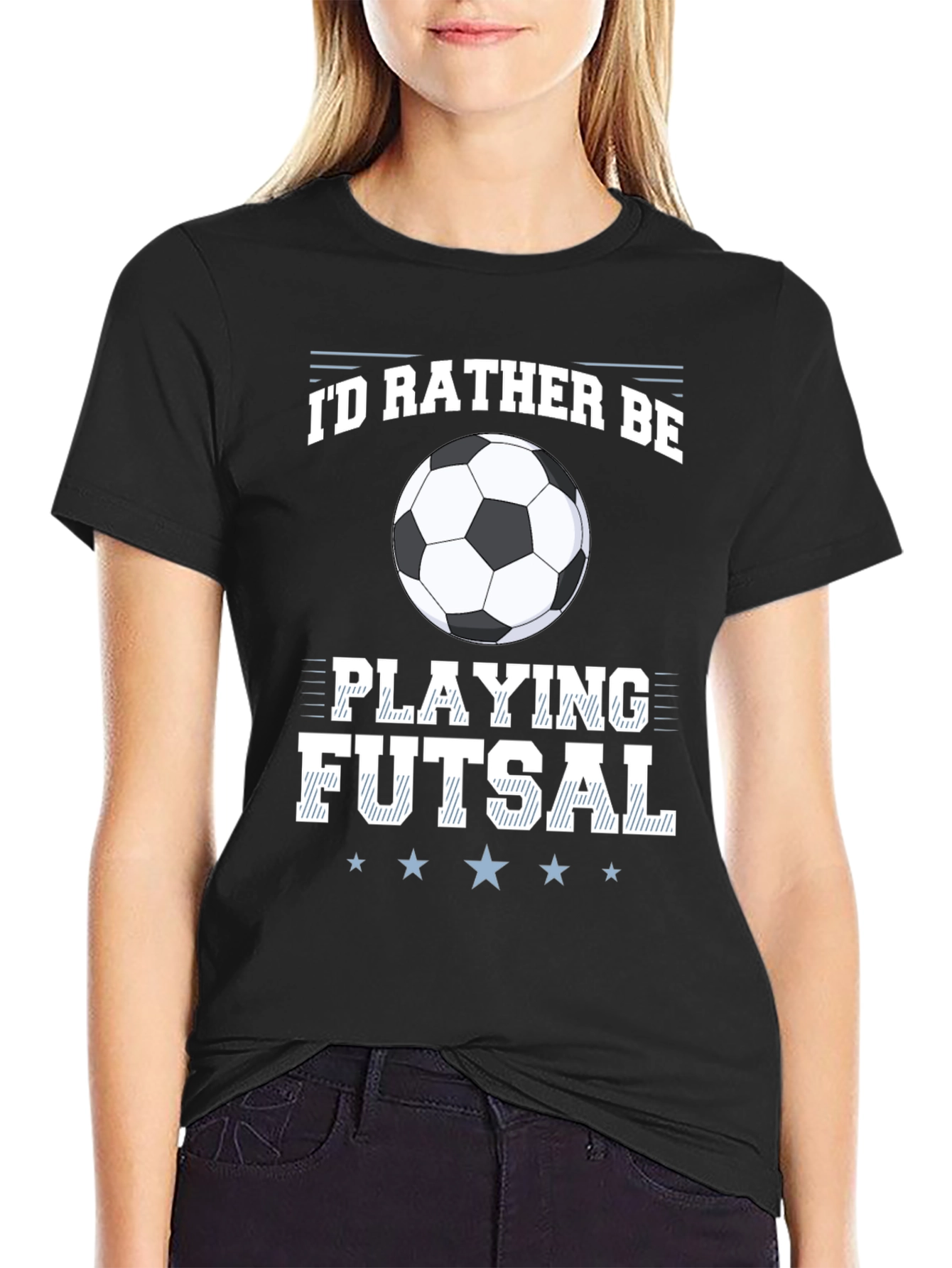 Futsal Lover Graphic Tee: Id Rather Be Playing
