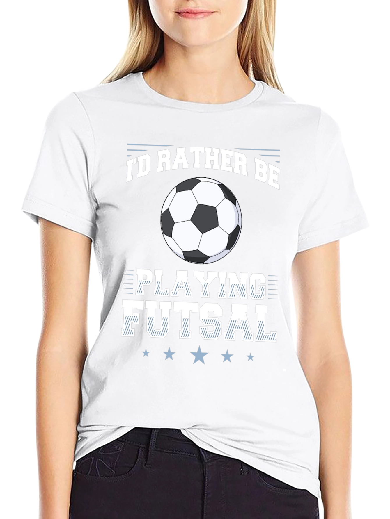 Futsal Lover Graphic Tee: Id Rather Be Playing