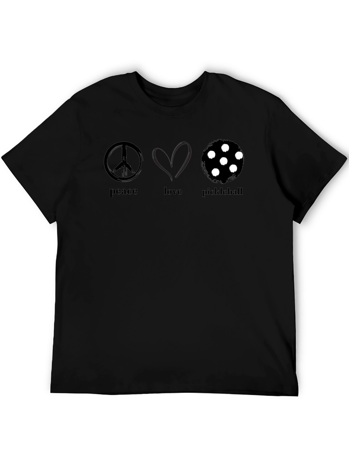 Peace Love Pickleball T-Shirt - Stylish & Comfortable