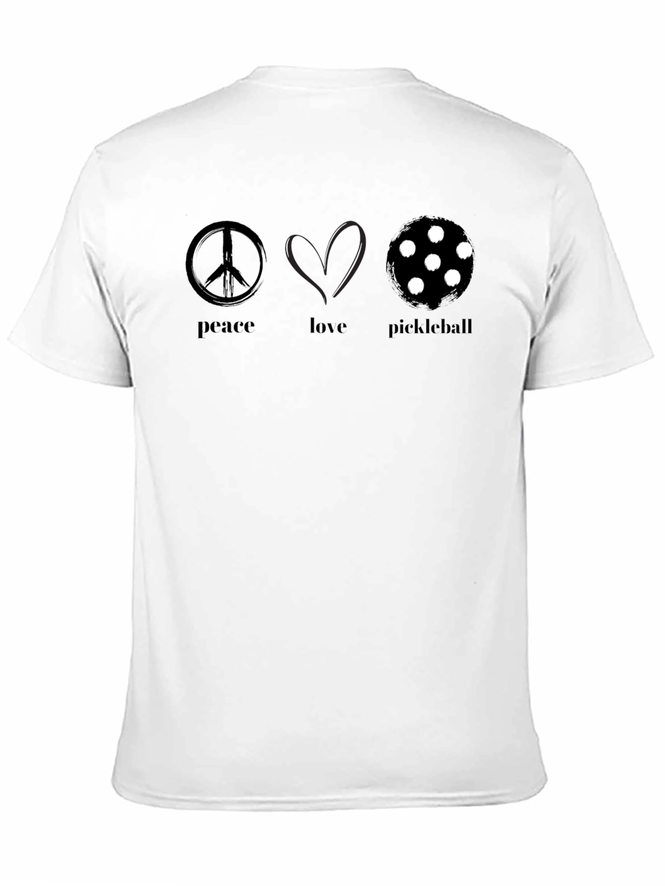 Peace Love Pickleball T-Shirt - Stylish & Comfortable